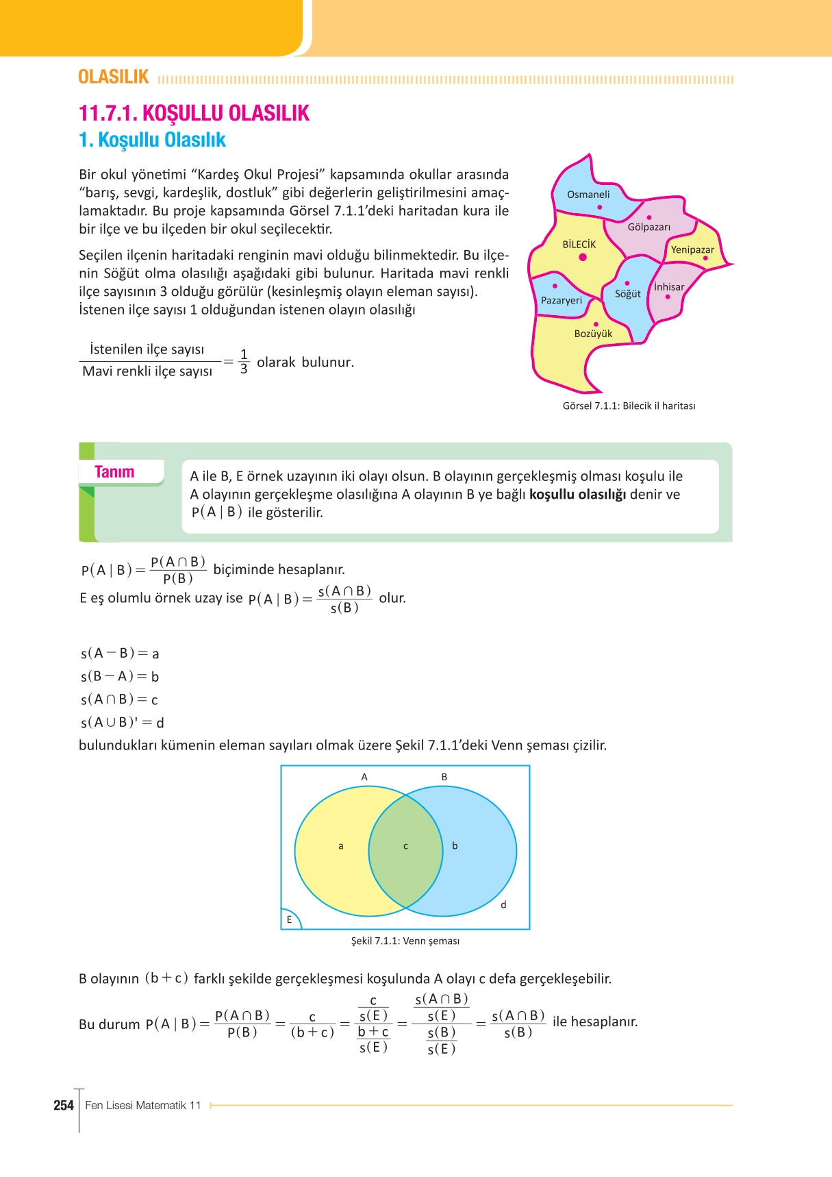 11. Sınıf Meb Yayınları Fen Lisesi Matematik Ders Kitabı Sayfa 254 Cevapları