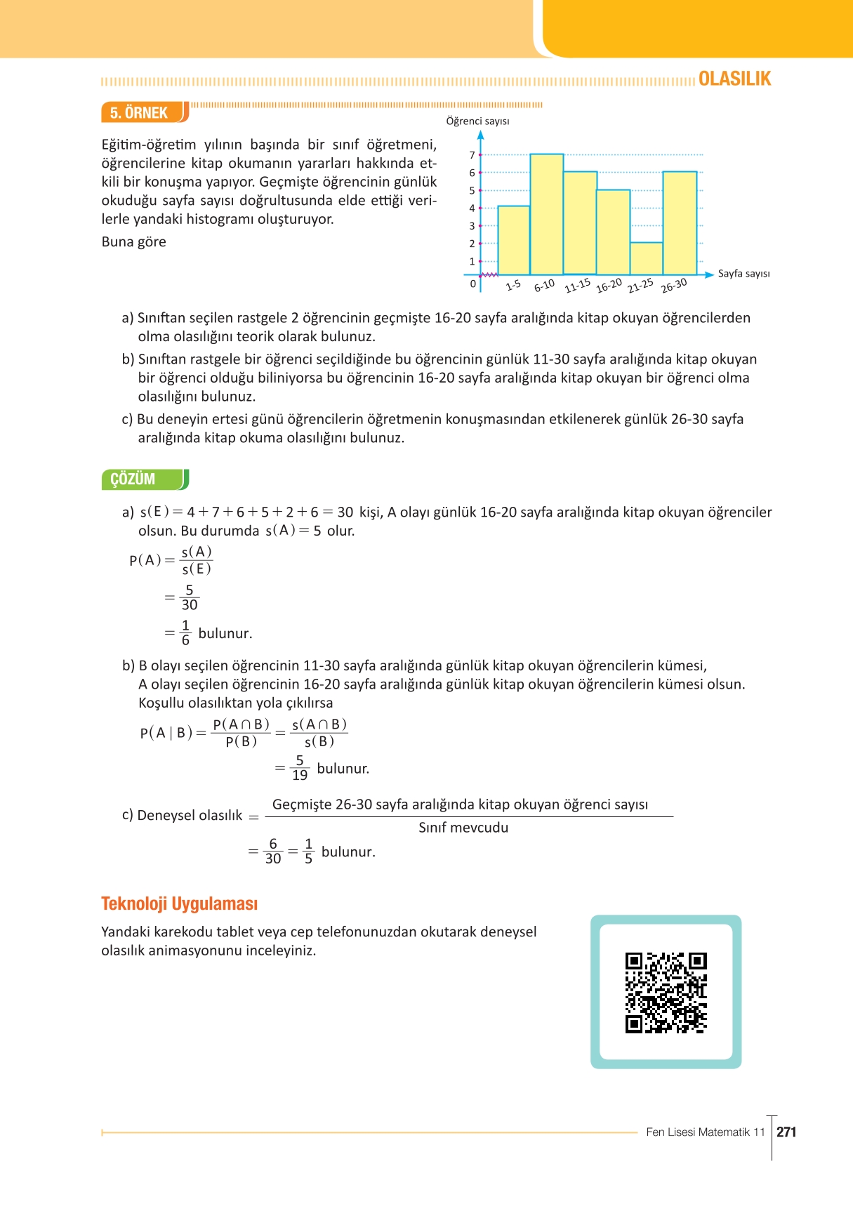 11. Sınıf Meb Yayınları Fen Lisesi Matematik Ders Kitabı Sayfa 271 Cevapları 11. Sınıf Meb Yayınları Fen Lisesi Matematik Ders Kitabı Sayfa 271 Cevapları