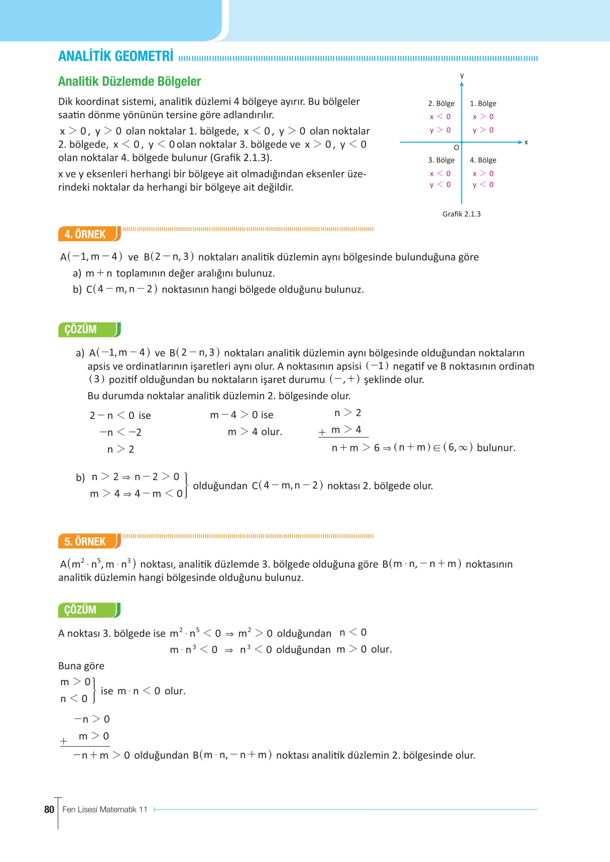 11. Sınıf Meb Yayınları Fen Lisesi Matematik Ders Kitabı Sayfa 80 Cevapları