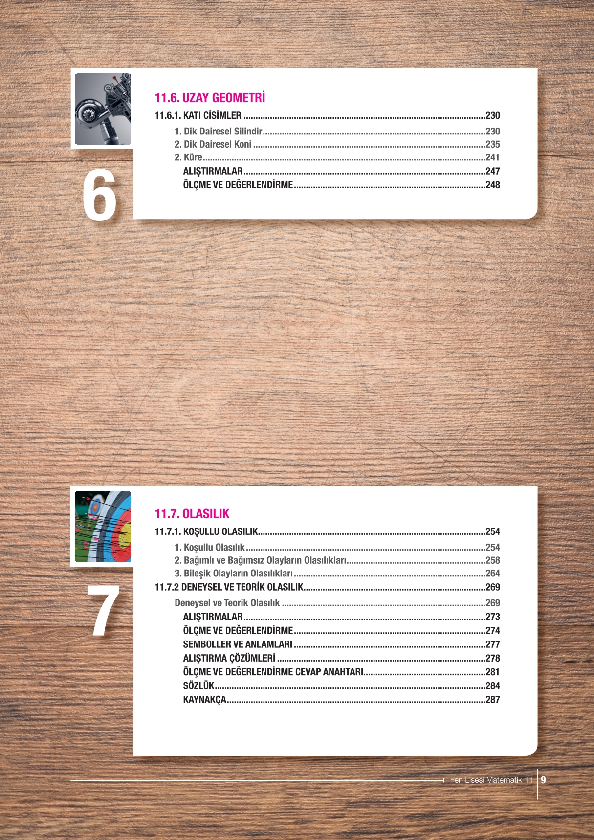 11. Sınıf Meb Yayınları Fen Lisesi Matematik Ders Kitabı Sayfa 9 Cevapları