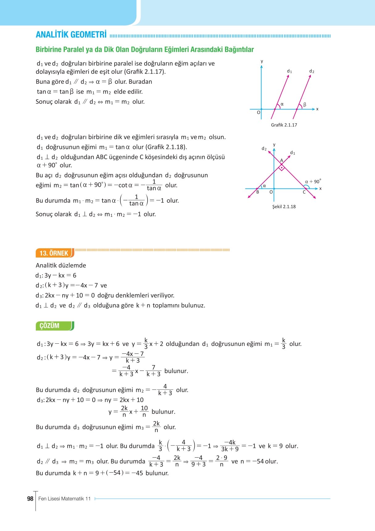 11. Sınıf Meb Yayınları Fen Lisesi Matematik Ders Kitabı Sayfa 98 Cevapları 11. Sınıf Meb Yayınları Fen Lisesi Matematik Ders Kitabı Sayfa 98 Cevapları