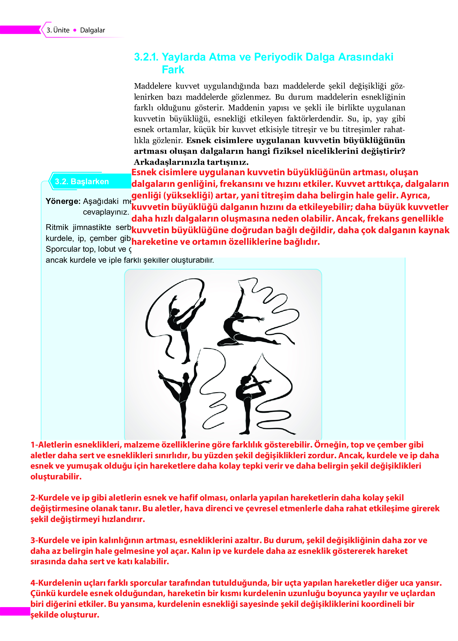 10. Sınıf Meb Yayınları Fen Lisesi Fizik Ders Kitabı Sayfa 142 Cevapları