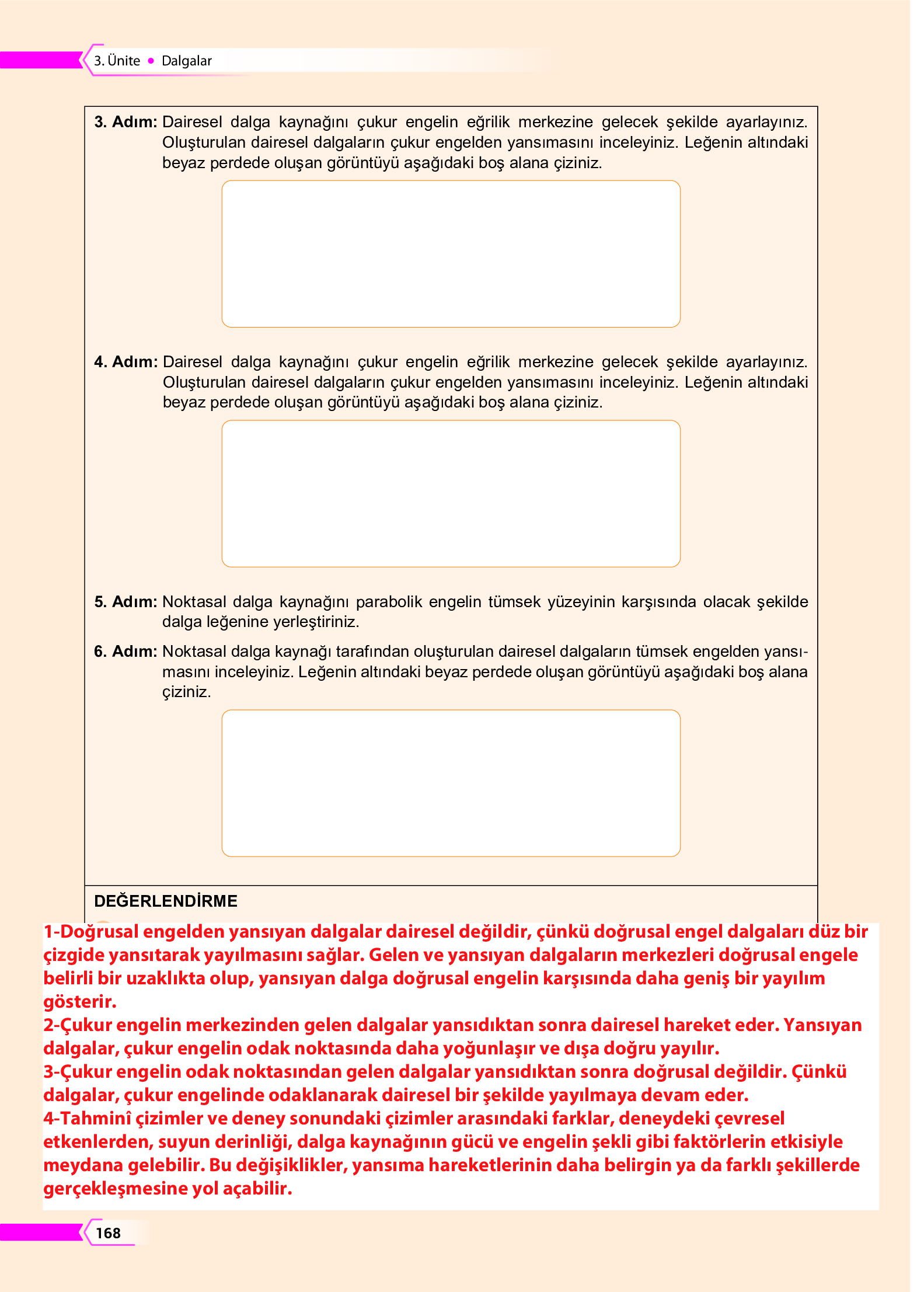 10. Sınıf Meb Yayınları Fen Lisesi Fizik Ders Kitabı Sayfa 168 Cevapları 10. Sınıf Meb Yayınları Fen Lisesi Fizik Ders Kitabı Sayfa 168 Cevapları