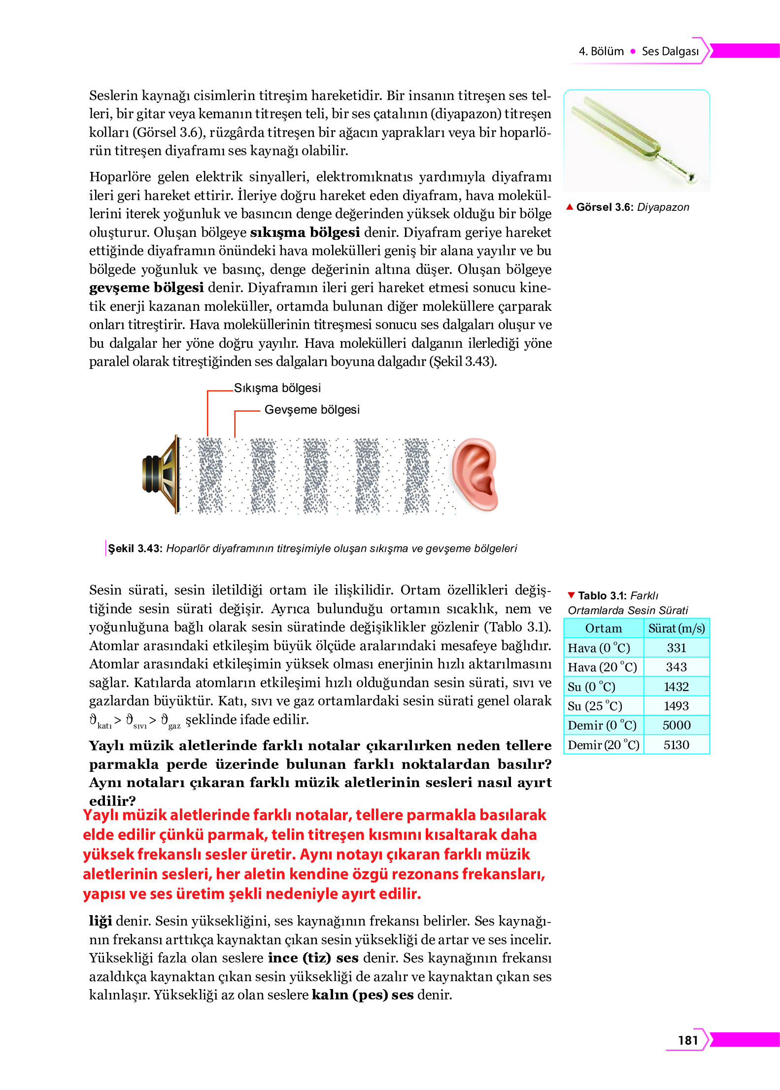10. Sınıf Meb Yayınları Fen Lisesi Fizik Ders Kitabı Sayfa 181 Cevapları 10. Sınıf Meb Yayınları Fen Lisesi Fizik Ders Kitabı Sayfa 181 Cevapları