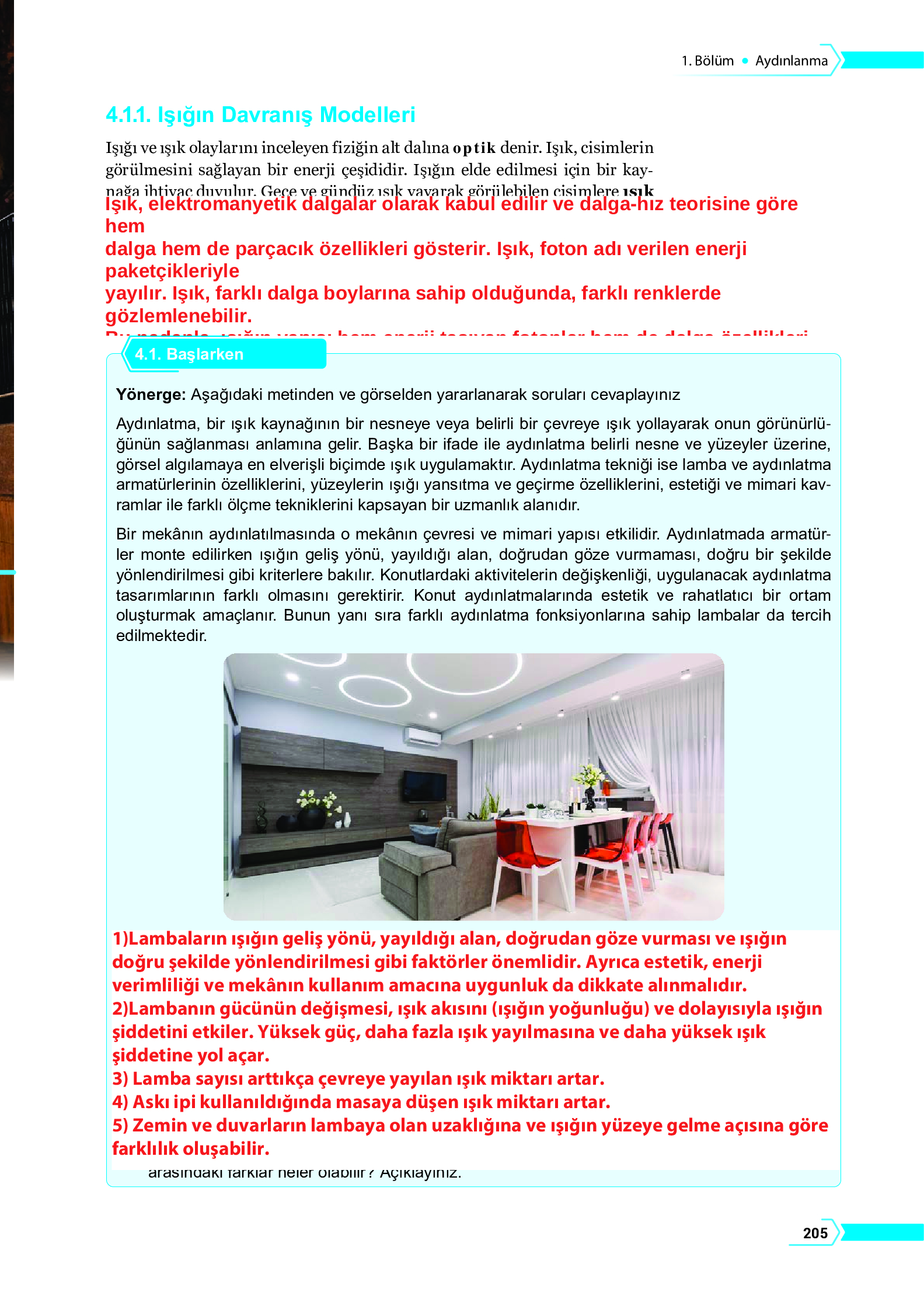 10. Sınıf Meb Yayınları Fen Lisesi Fizik Ders Kitabı Sayfa 205 Cevapları 10. Sınıf Meb Yayınları Fen Lisesi Fizik Ders Kitabı Sayfa 205 Cevapları