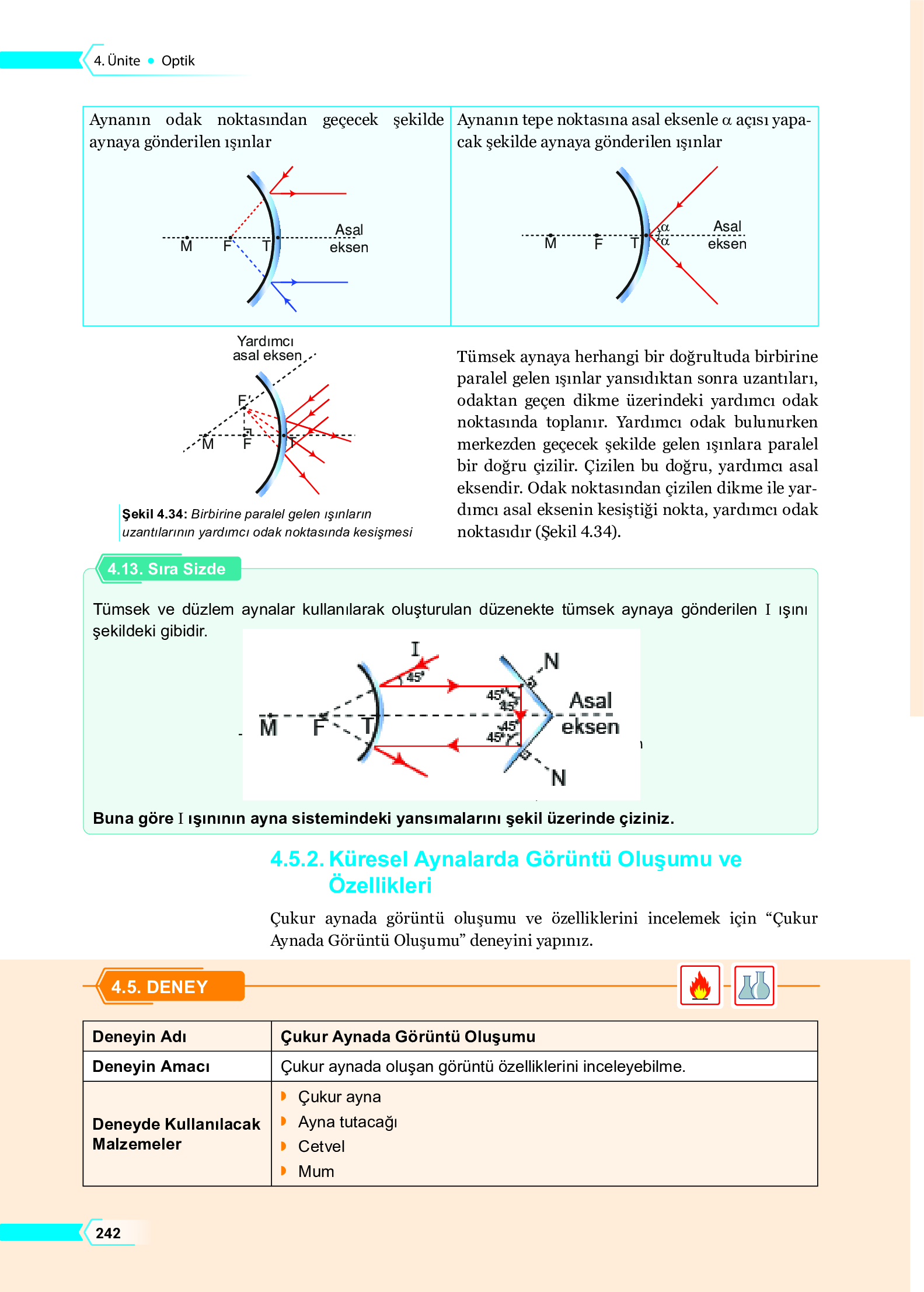 10. Sınıf Meb Yayınları Fen Lisesi Fizik Ders Kitabı Sayfa 242 Cevapları