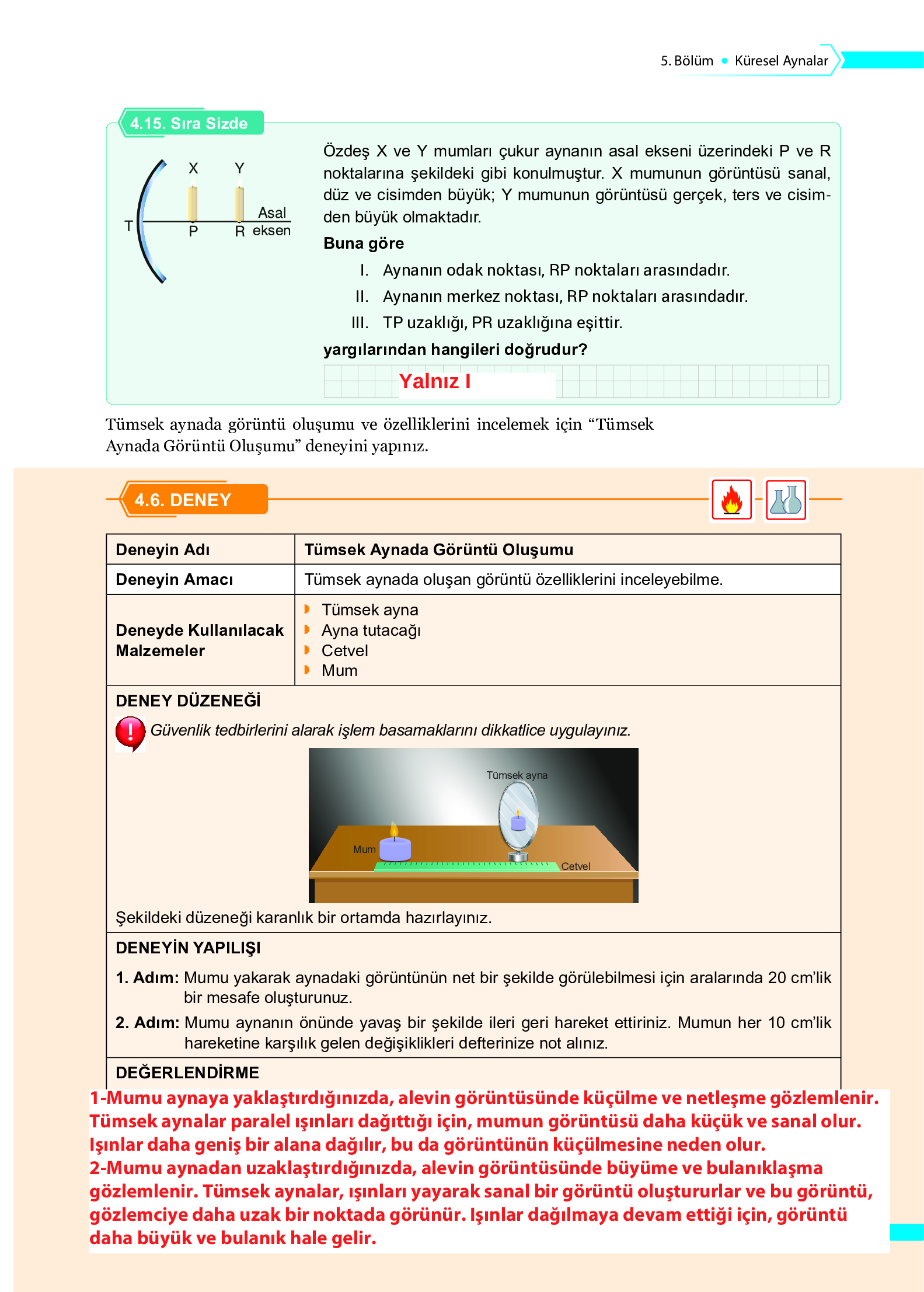 10. Sınıf Meb Yayınları Fen Lisesi Fizik Ders Kitabı Sayfa 245 Cevapları