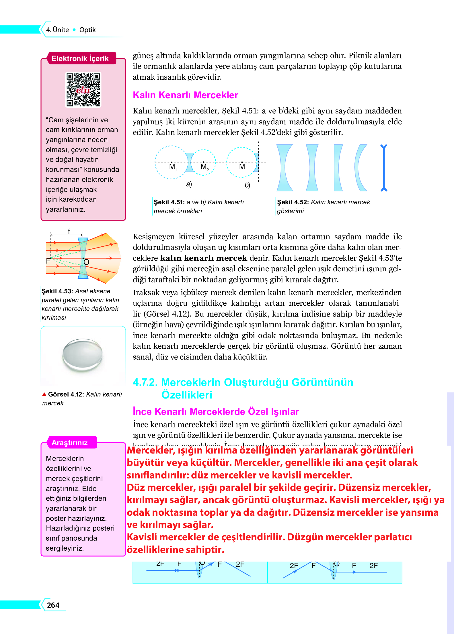 10. Sınıf Meb Yayınları Fen Lisesi Fizik Ders Kitabı Sayfa 264 Cevapları