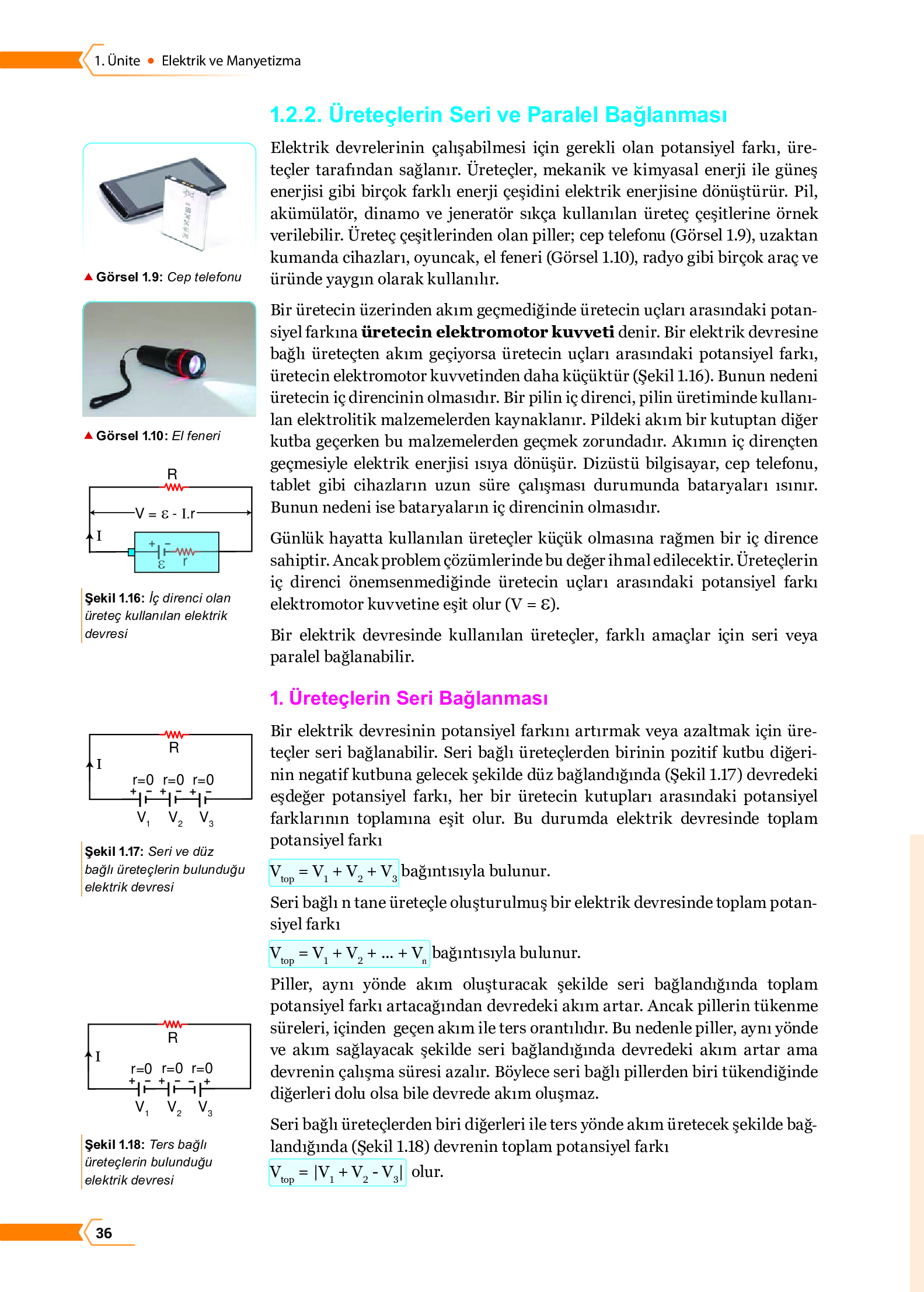 10. Sınıf Meb Yayınları Fen Lisesi Fizik Ders Kitabı Sayfa 36 Cevapları 10. Sınıf Meb Yayınları Fen Lisesi Fizik Ders Kitabı Sayfa 36 Cevapları