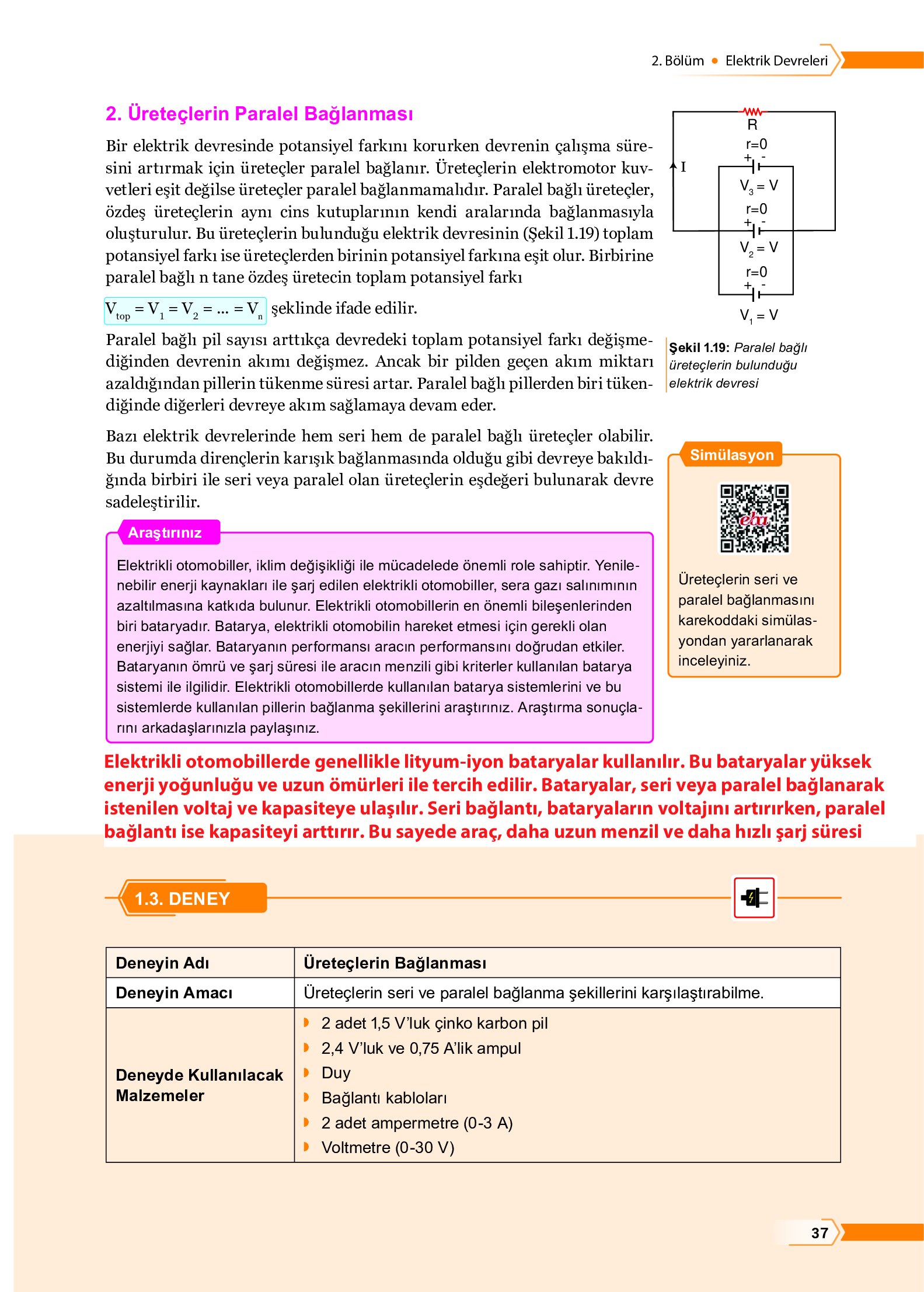 10. Sınıf Meb Yayınları Fen Lisesi Fizik Ders Kitabı Sayfa 37 Cevapları 10. Sınıf Meb Yayınları Fen Lisesi Fizik Ders Kitabı Sayfa 37 Cevapları