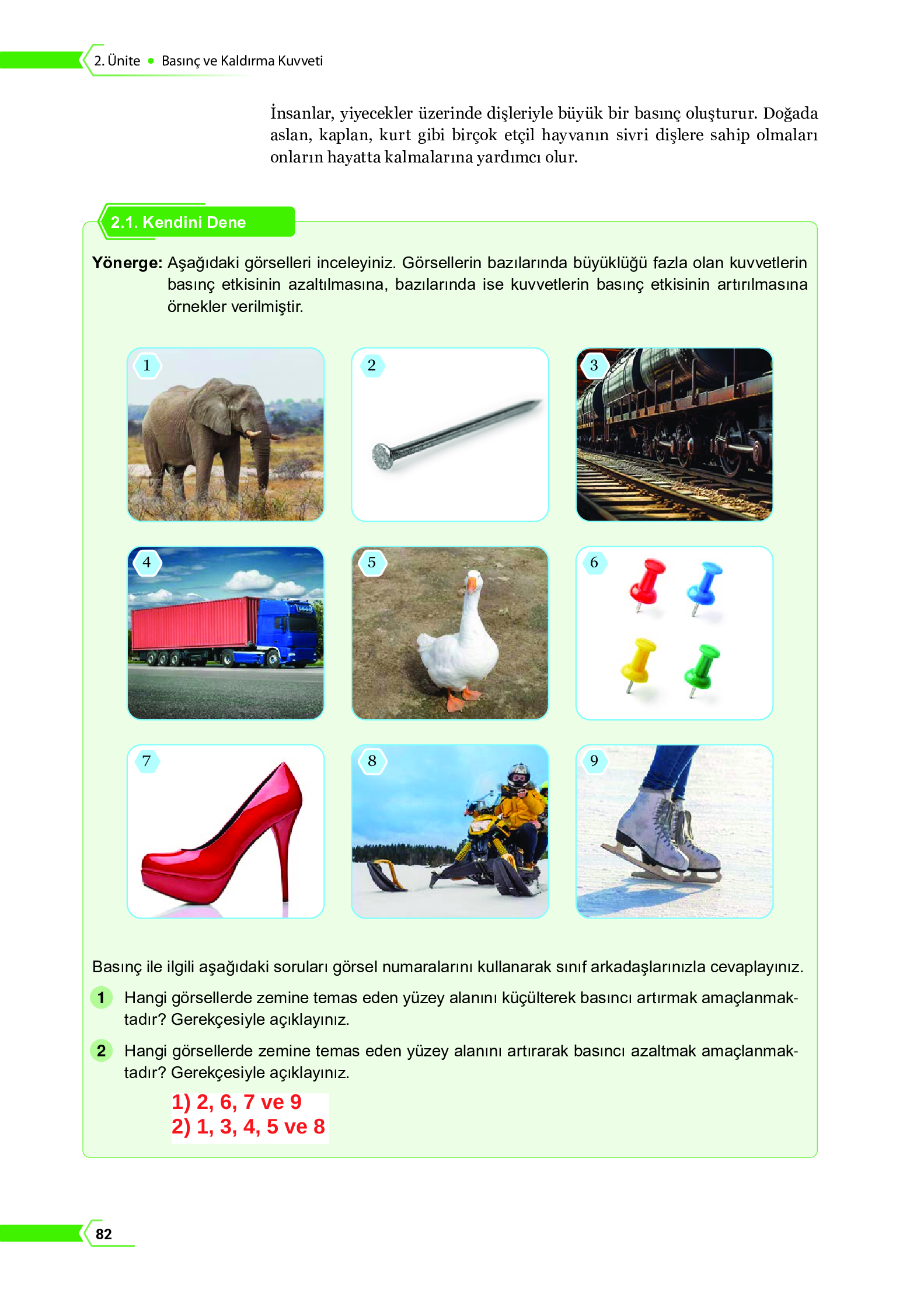 10. Sınıf Meb Yayınları Fen Lisesi Fizik Ders Kitabı Sayfa 82 Cevapları 10. Sınıf Meb Yayınları Fen Lisesi Fizik Ders Kitabı Sayfa 82 Cevapları