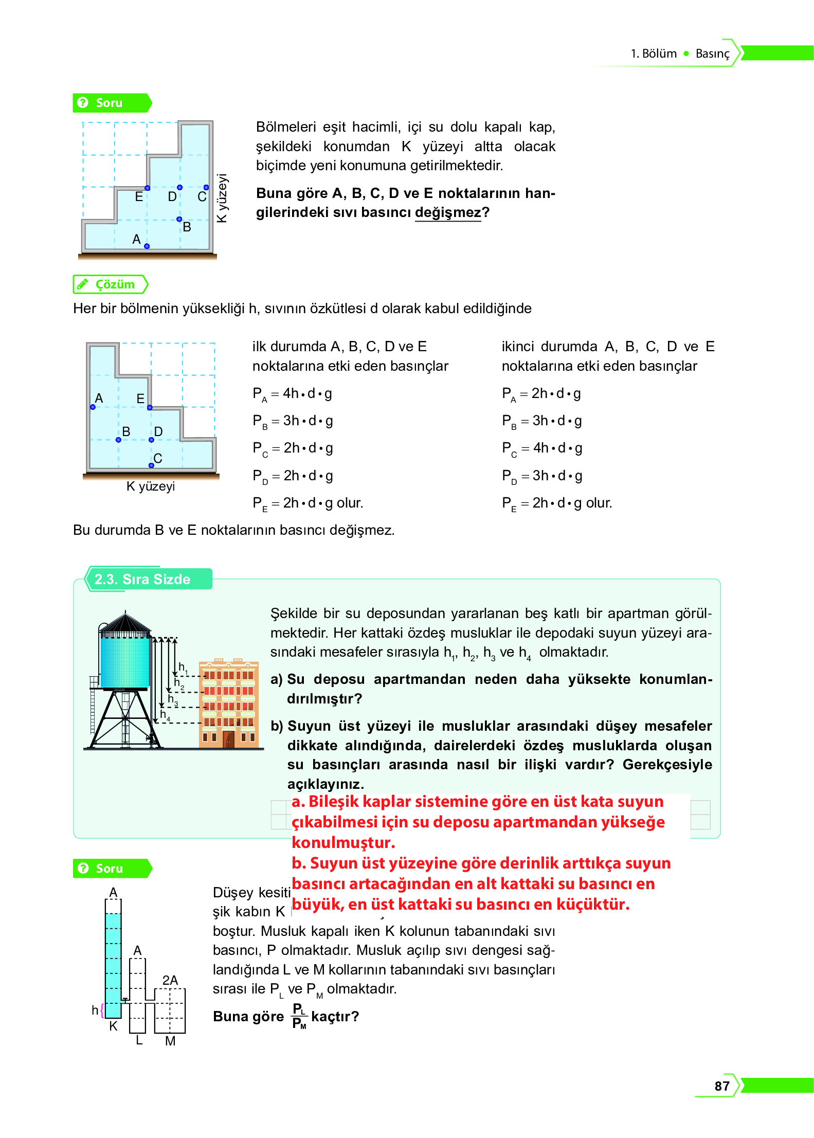 10. Sınıf Meb Yayınları Fen Lisesi Fizik Ders Kitabı Sayfa 87 Cevapları 10. Sınıf Meb Yayınları Fen Lisesi Fizik Ders Kitabı Sayfa 87 Cevapları