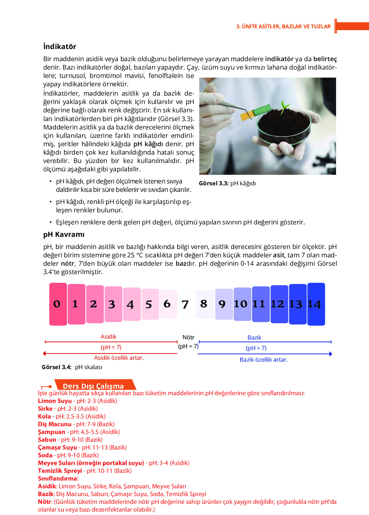 10. Sınıf Meb Yayınları Fen Lisesi Kimya Ders Kitabı Sayfa 127 Cevapları