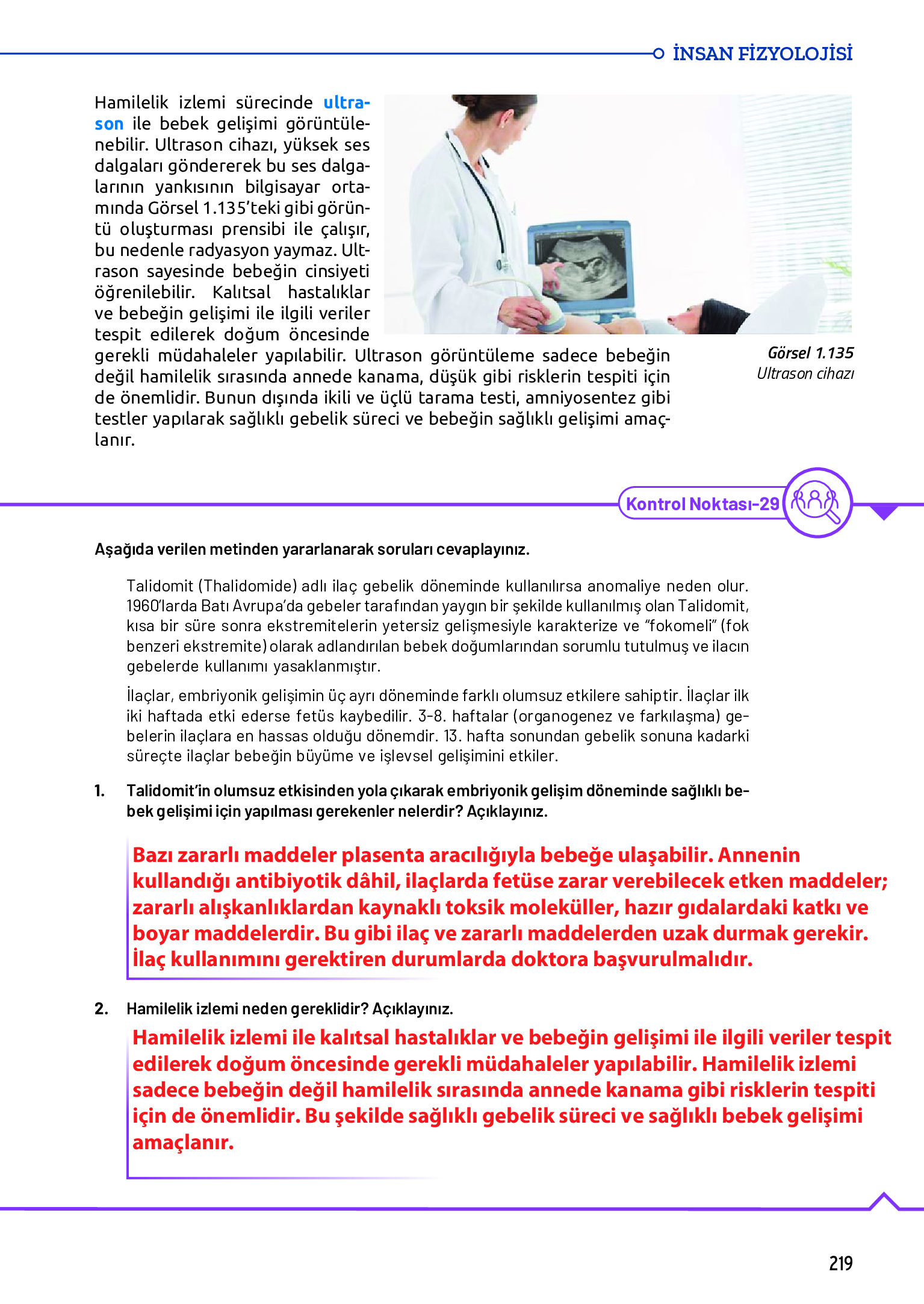 11. Sınıf Meb Yayınları Fen Lisesi Biyoloji Ders Kitabı Sayfa 219 Cevapları 11. Sınıf Meb Yayınları Fen Lisesi Biyoloji Ders Kitabı Sayfa 219 Cevapları