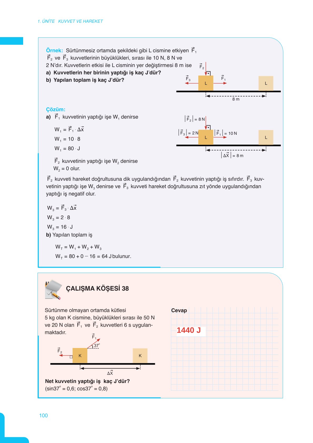 11. Sınıf Meb Yayınları Fen Lisesi Fizik Ders Kitabı Sayfa 100 Cevapları 11. Sınıf Meb Yayınları Fen Lisesi Fizik Ders Kitabı Sayfa 100 Cevapları