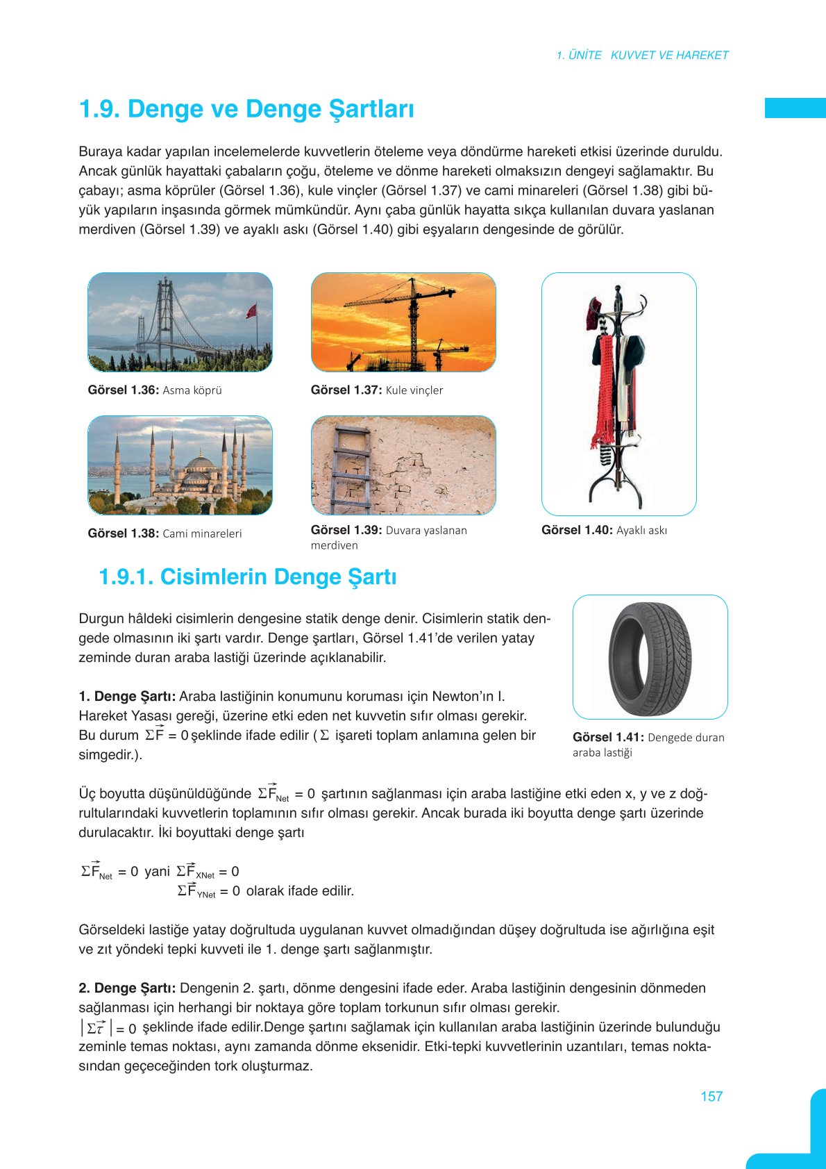 11. Sınıf Meb Yayınları Fen Lisesi Fizik Ders Kitabı Sayfa 157 Cevapları 11. Sınıf Meb Yayınları Fen Lisesi Fizik Ders Kitabı Sayfa 157 Cevapları