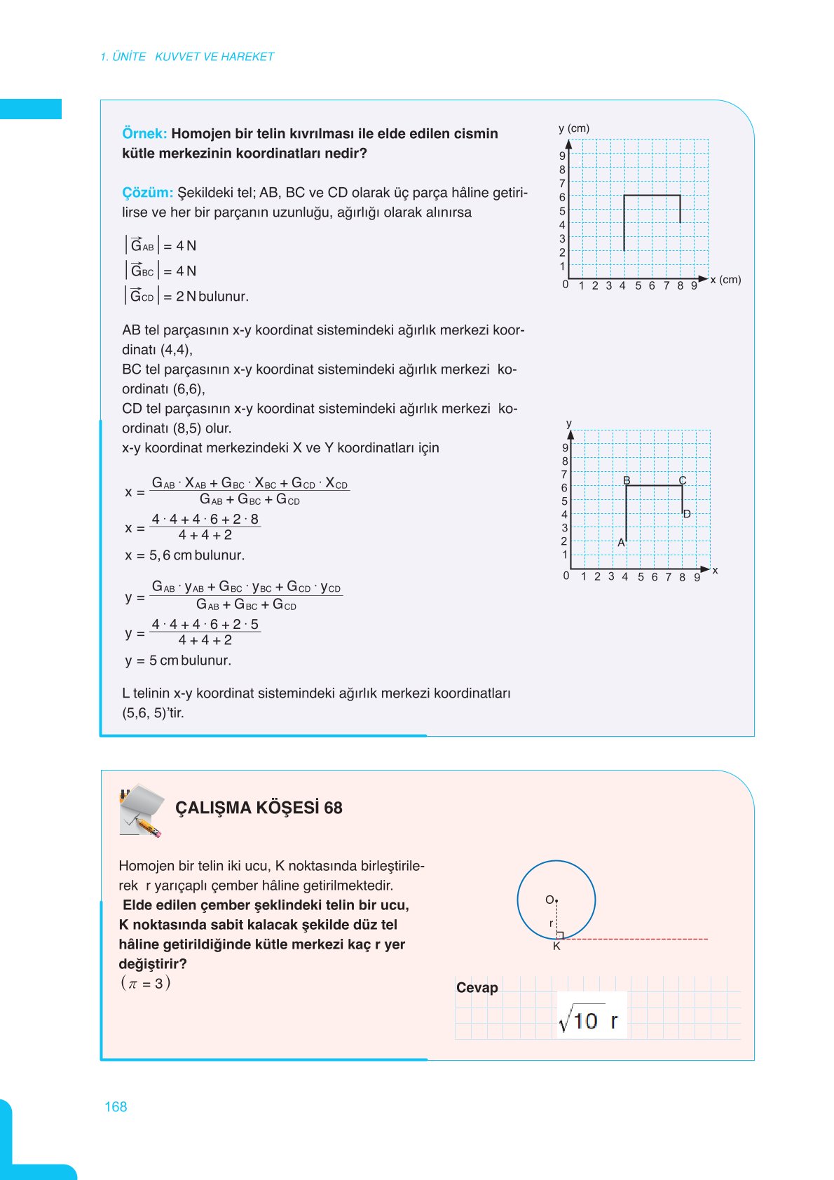 11. Sınıf Meb Yayınları Fen Lisesi Fizik Ders Kitabı Sayfa 168 Cevapları 11. Sınıf Meb Yayınları Fen Lisesi Fizik Ders Kitabı Sayfa 168 Cevapları