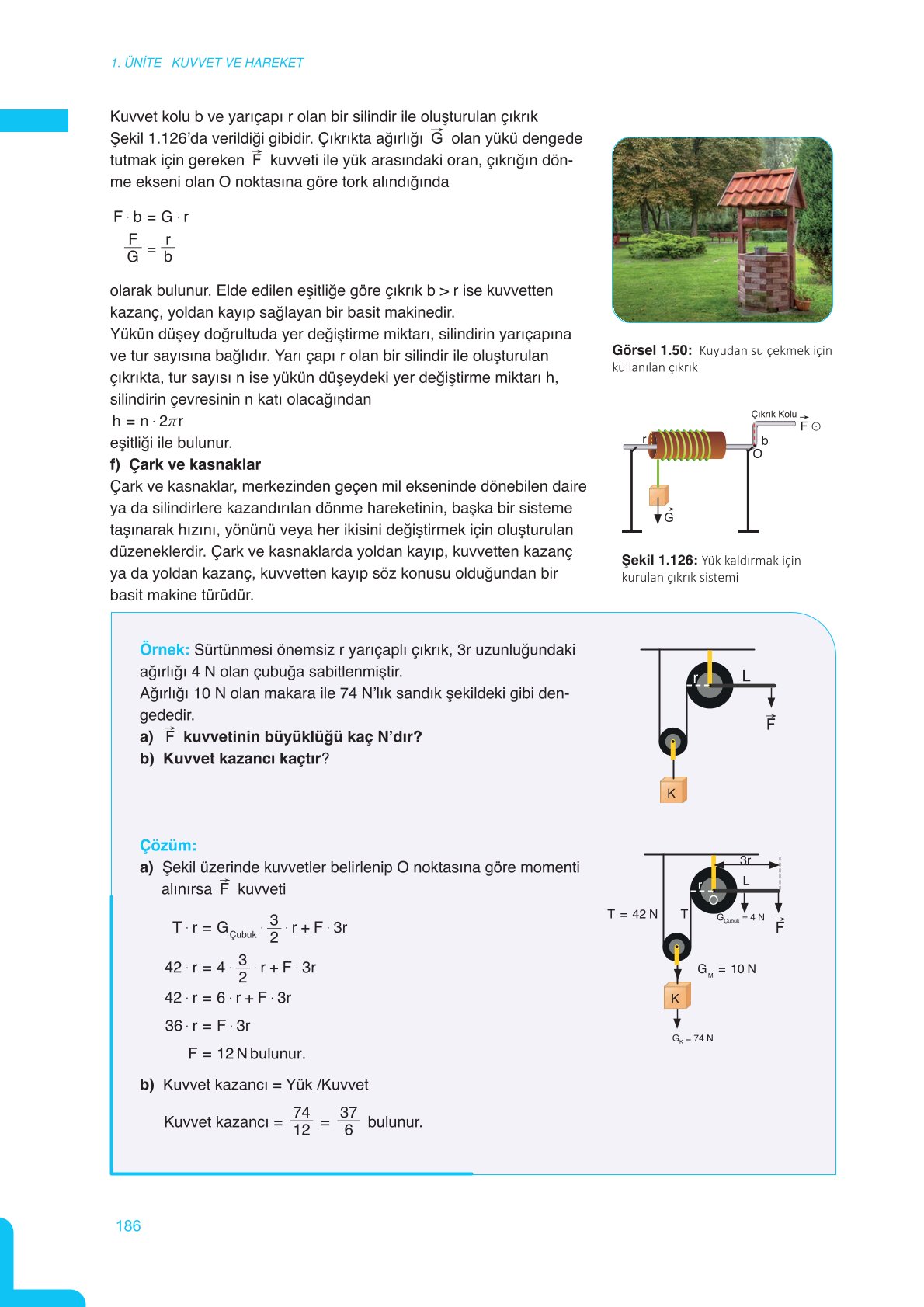 11. Sınıf Meb Yayınları Fen Lisesi Fizik Ders Kitabı Sayfa 186 Cevapları 11. Sınıf Meb Yayınları Fen Lisesi Fizik Ders Kitabı Sayfa 186 Cevapları