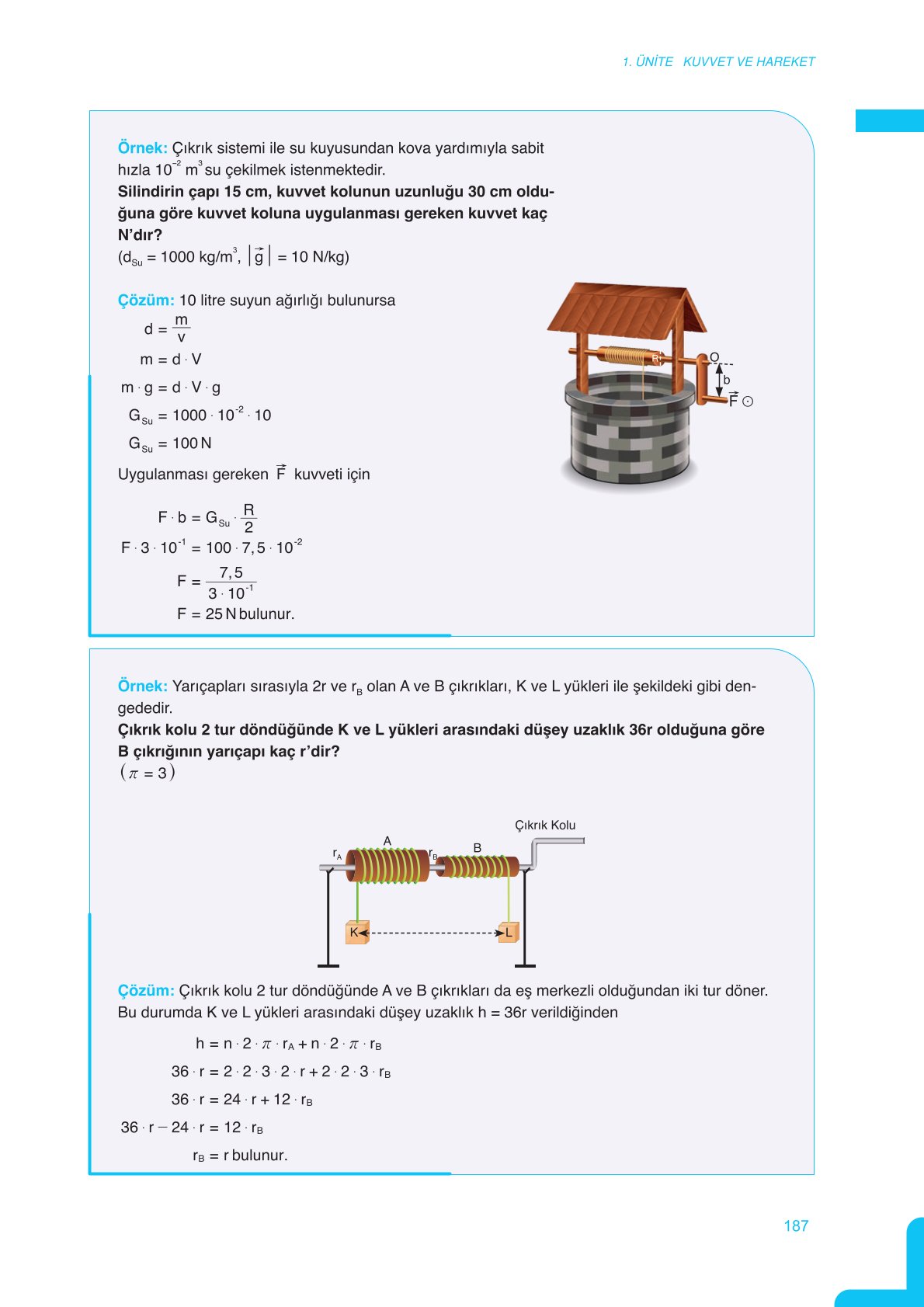 11. Sınıf Meb Yayınları Fen Lisesi Fizik Ders Kitabı Sayfa 187 Cevapları 11. Sınıf Meb Yayınları Fen Lisesi Fizik Ders Kitabı Sayfa 187 Cevapları