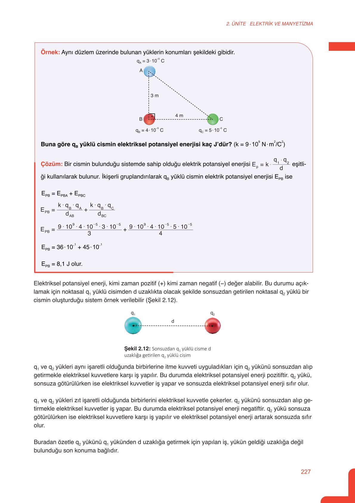 11. Sınıf Meb Yayınları Fen Lisesi Fizik Ders Kitabı Sayfa 227 Cevapları 11. Sınıf Meb Yayınları Fen Lisesi Fizik Ders Kitabı Sayfa 227 Cevapları
