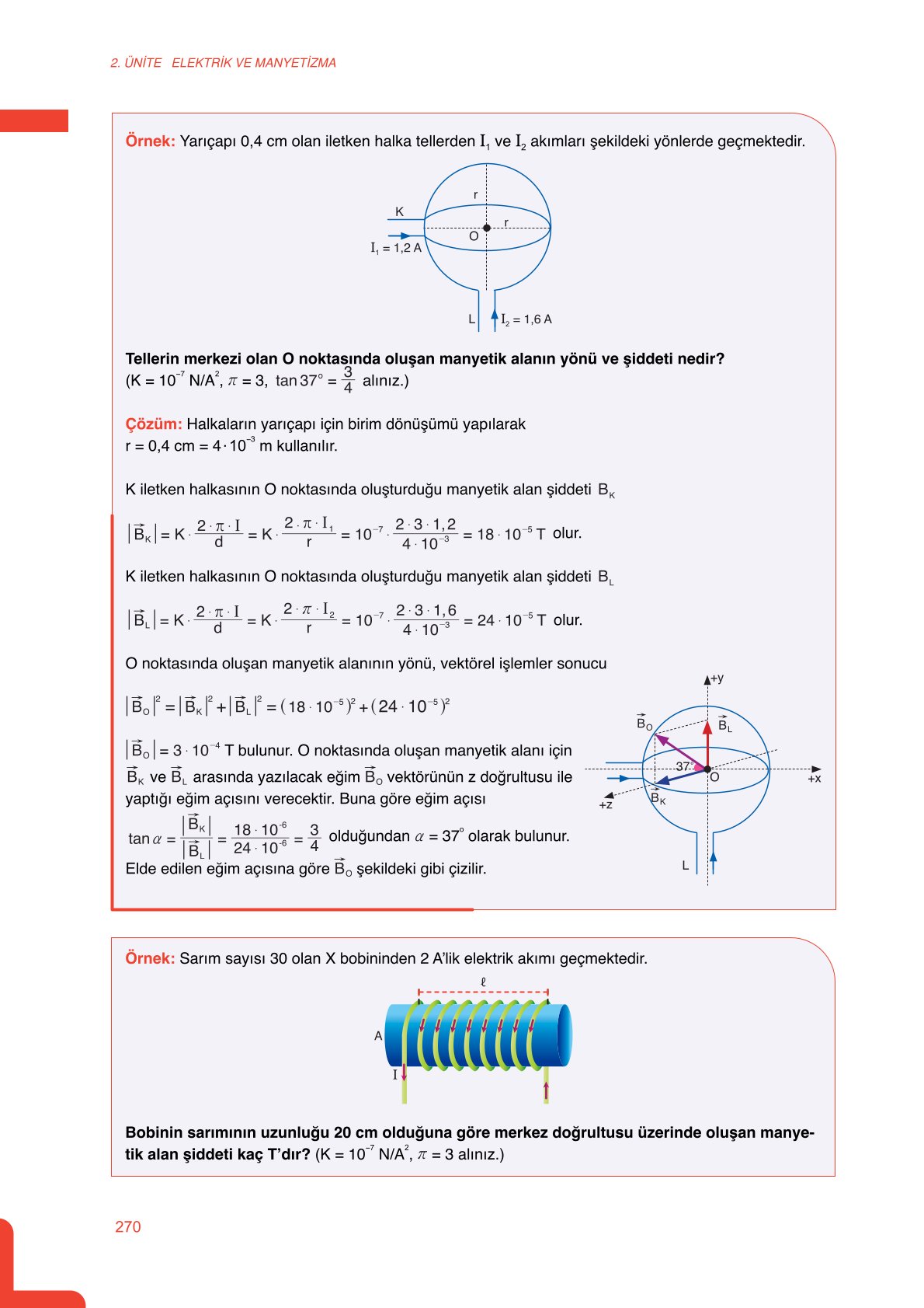 11. Sınıf Meb Yayınları Fen Lisesi Fizik Ders Kitabı Sayfa 270 Cevapları 11. Sınıf Meb Yayınları Fen Lisesi Fizik Ders Kitabı Sayfa 270 Cevapları