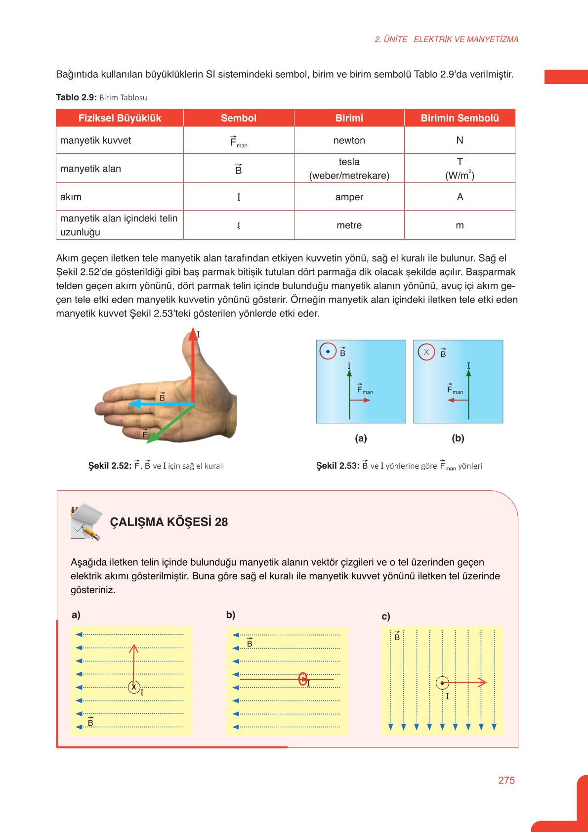 11. Sınıf Meb Yayınları Fen Lisesi Fizik Ders Kitabı Sayfa 275 Cevapları 11. Sınıf Meb Yayınları Fen Lisesi Fizik Ders Kitabı Sayfa 275 Cevapları