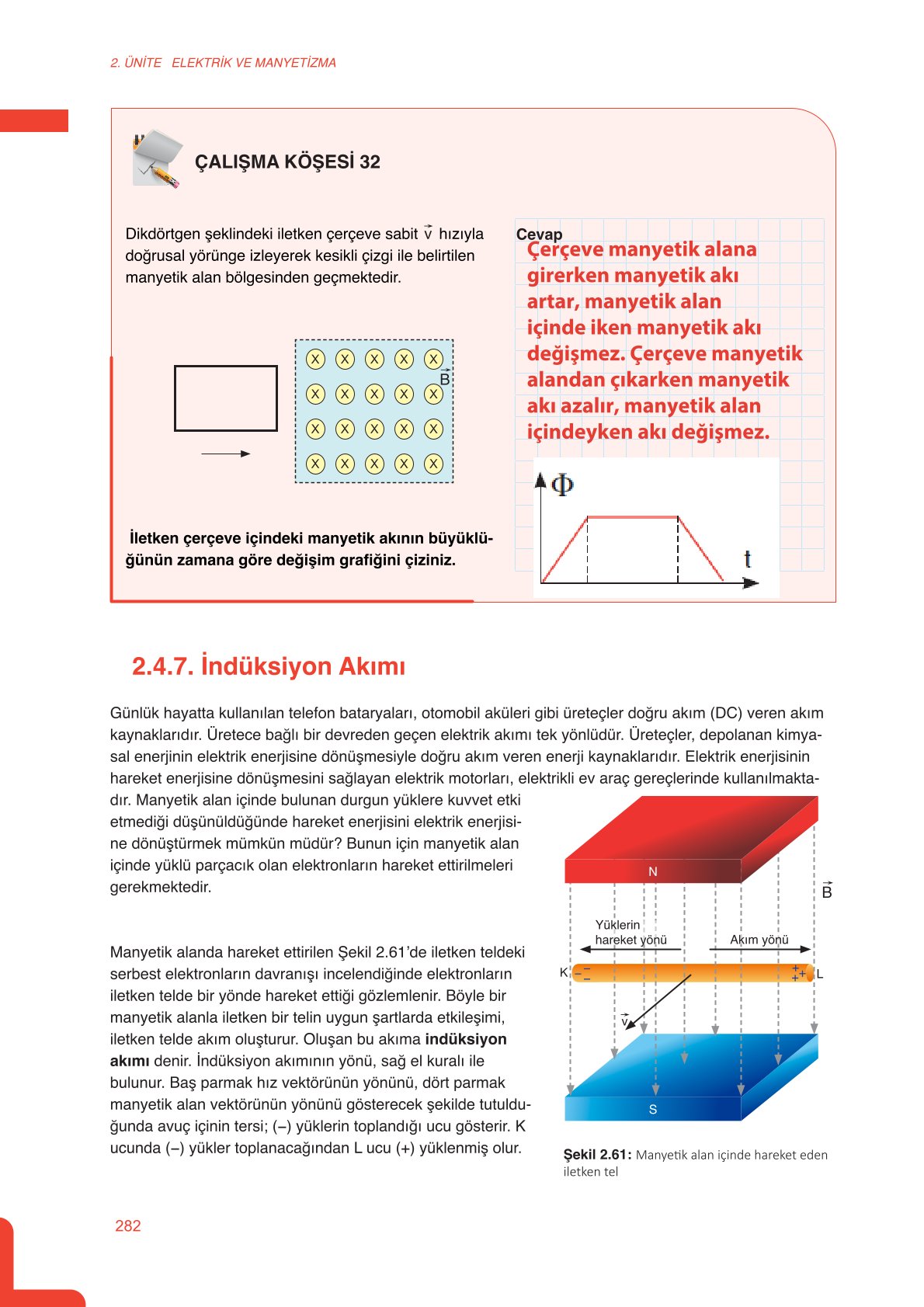 11. Sınıf Meb Yayınları Fen Lisesi Fizik Ders Kitabı Sayfa 282 Cevapları 11. Sınıf Meb Yayınları Fen Lisesi Fizik Ders Kitabı Sayfa 282 Cevapları