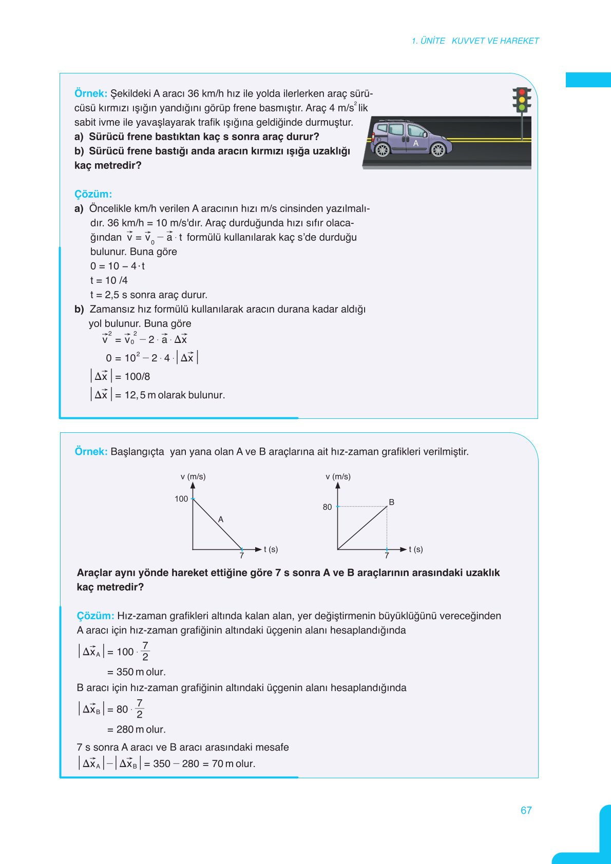 11. Sınıf Meb Yayınları Fen Lisesi Fizik Ders Kitabı Sayfa 67 Cevapları 11. Sınıf Meb Yayınları Fen Lisesi Fizik Ders Kitabı Sayfa 67 Cevapları