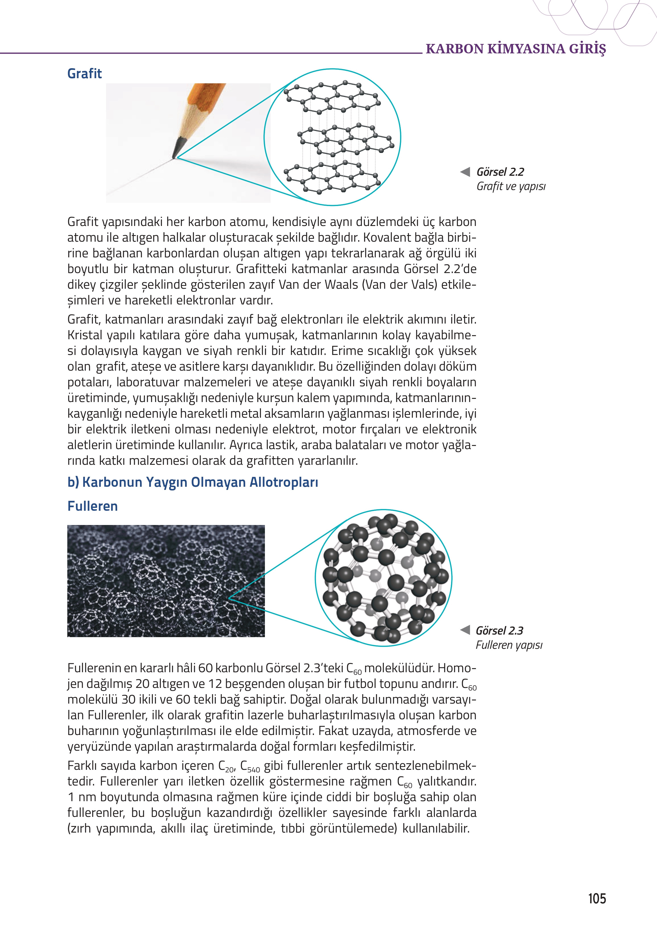 12. Sınıf Meb Yayınları Fen Lisesi Kimya Ders Kitabı Sayfa 105 Cevapları
