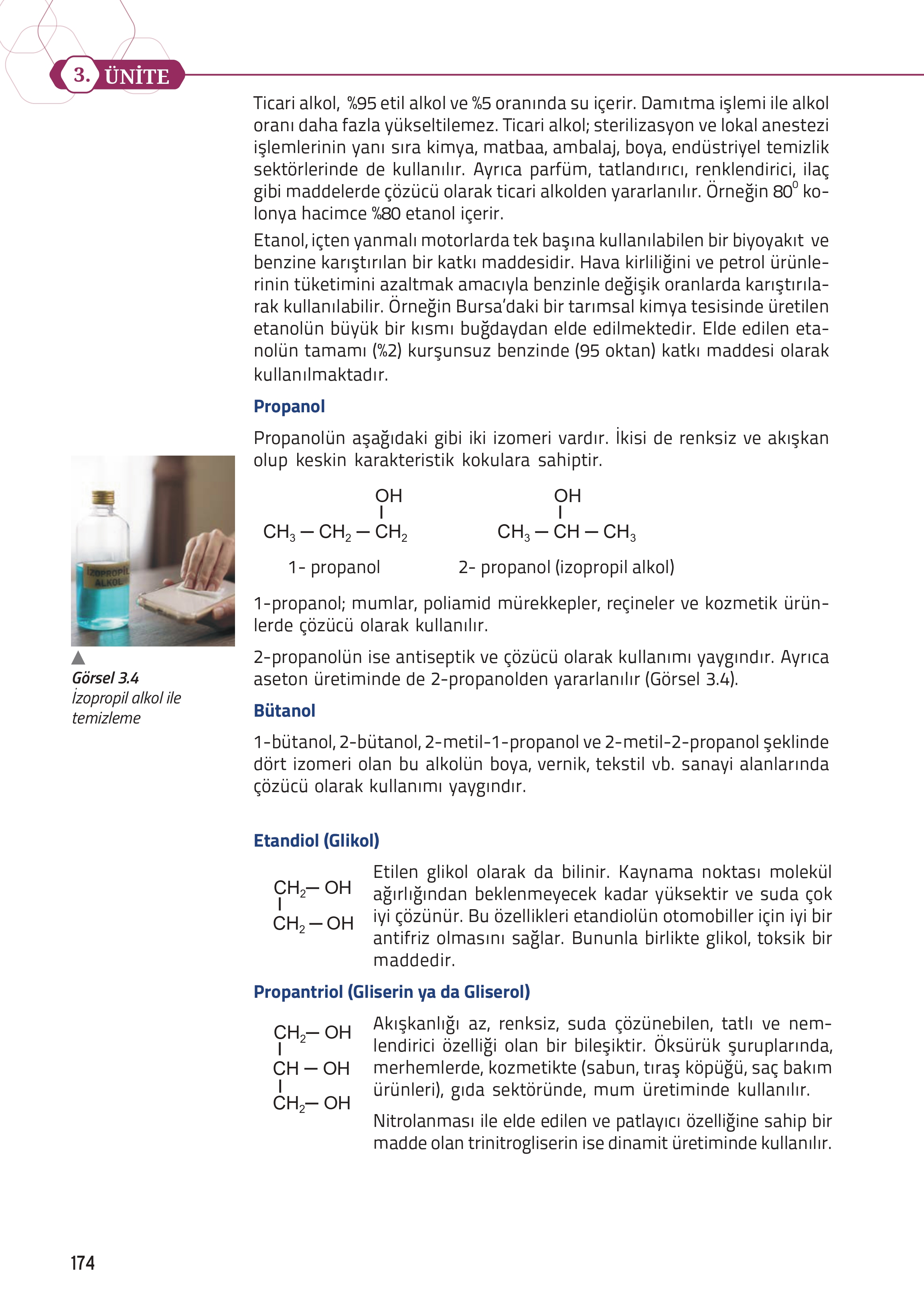 12. Sınıf Meb Yayınları Fen Lisesi Kimya Ders Kitabı Sayfa 174 Cevapları