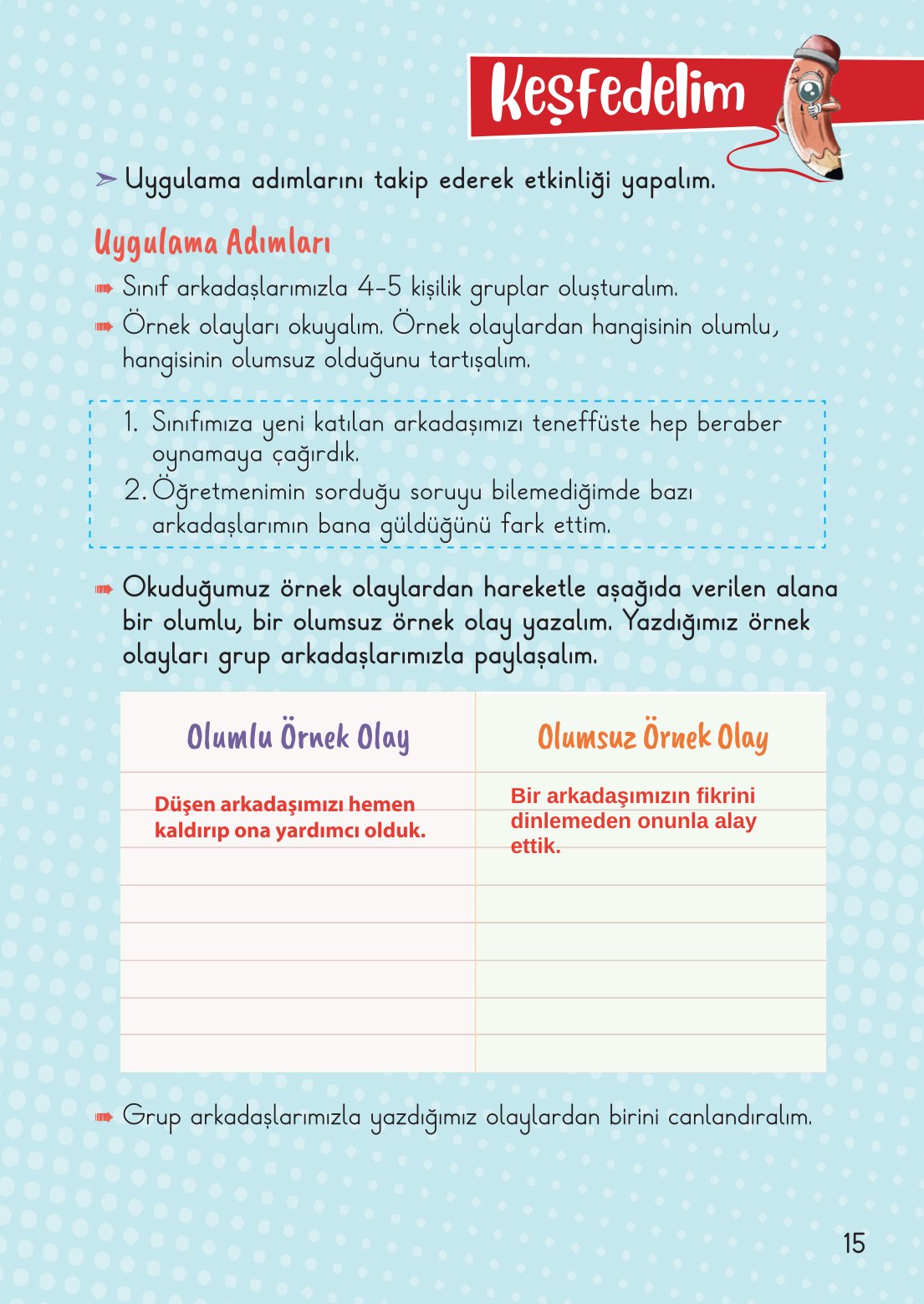 2. Sınıf Meb Yayınları Hayat Bilgisi 1. Kitap Ders Kitabı Sayfa 16 Cevapları