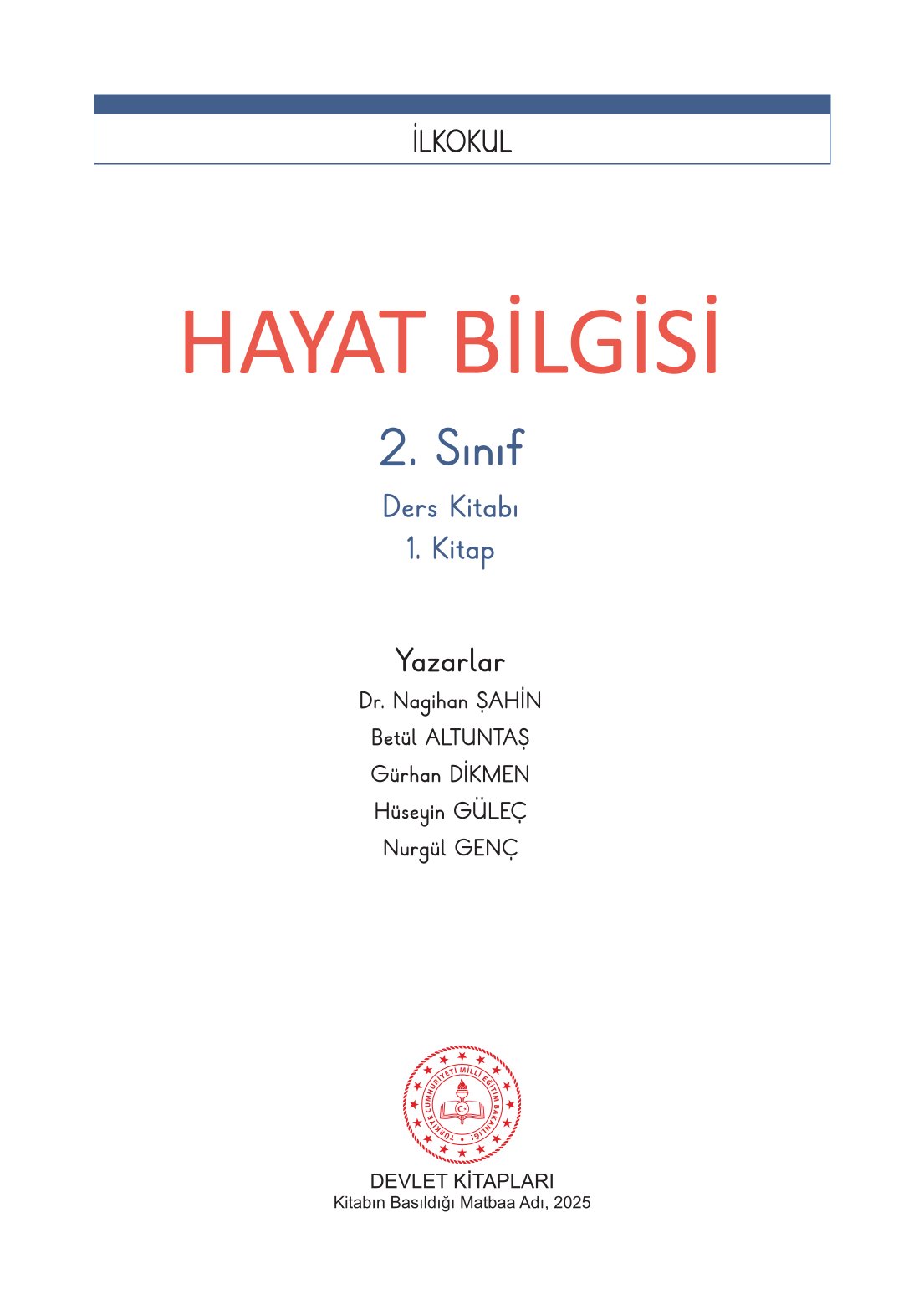 2. Sınıf Meb Yayınları Hayat Bilgisi 1. Kitap Ders Kitabı Sayfa 2 Cevapları