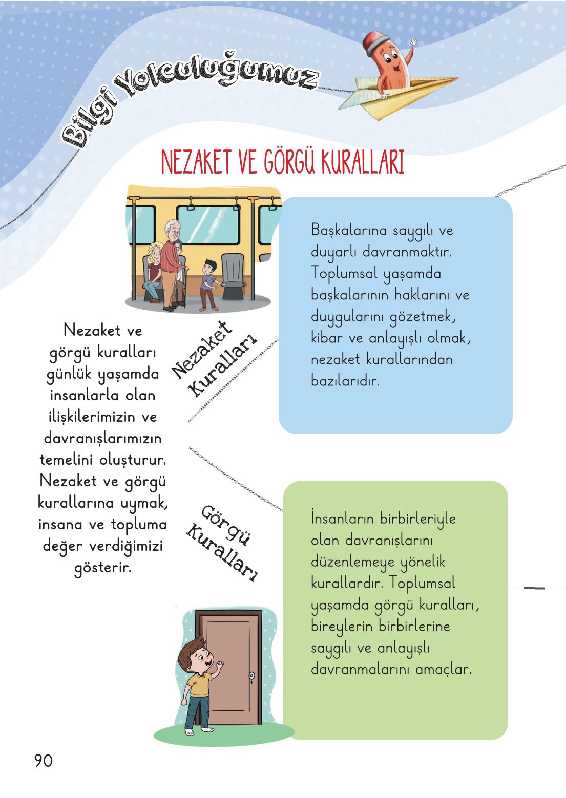 2. Sınıf Meb Yayınları Hayat Bilgisi 1. Kitap Ders Kitabı Sayfa 91 Cevapları