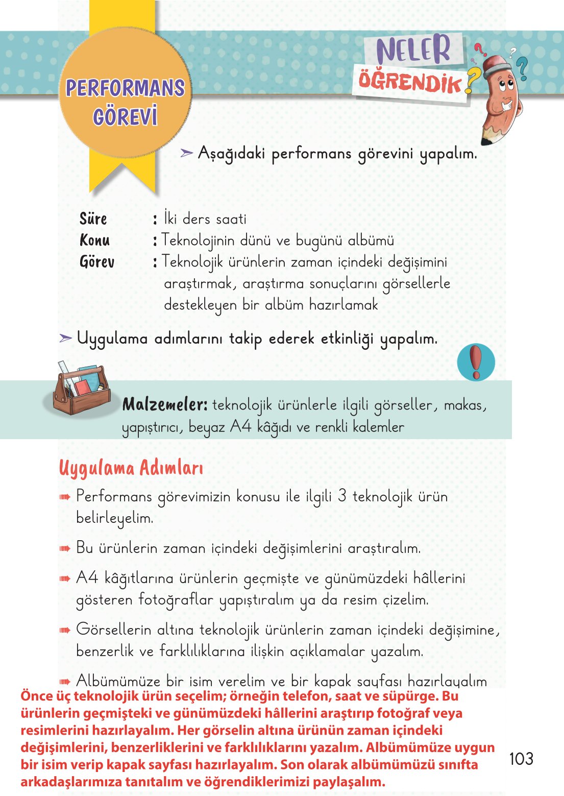 2. Sınıf Meb Yayınları Hayat Bilgisi 2. Kitap Ders Kitabı Sayfa 104 Cevapları