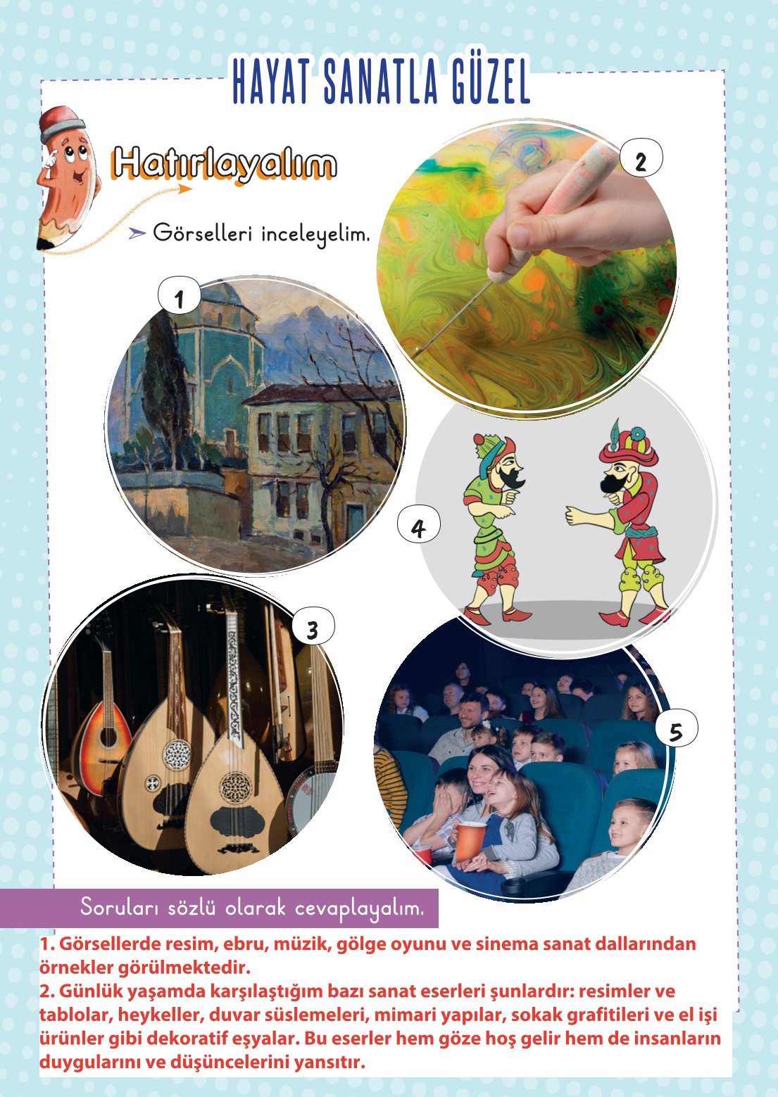 2. Sınıf Meb Yayınları Hayat Bilgisi 2. Kitap Ders Kitabı Sayfa 105 Cevapları