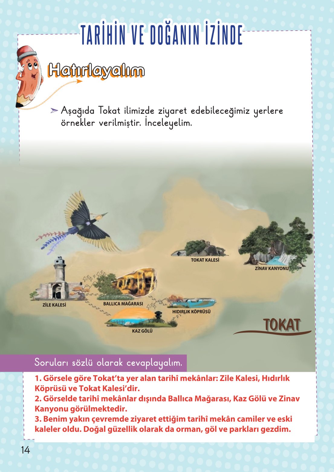 2. Sınıf Meb Yayınları Hayat Bilgisi 2. Kitap Ders Kitabı Sayfa 15 Cevapları