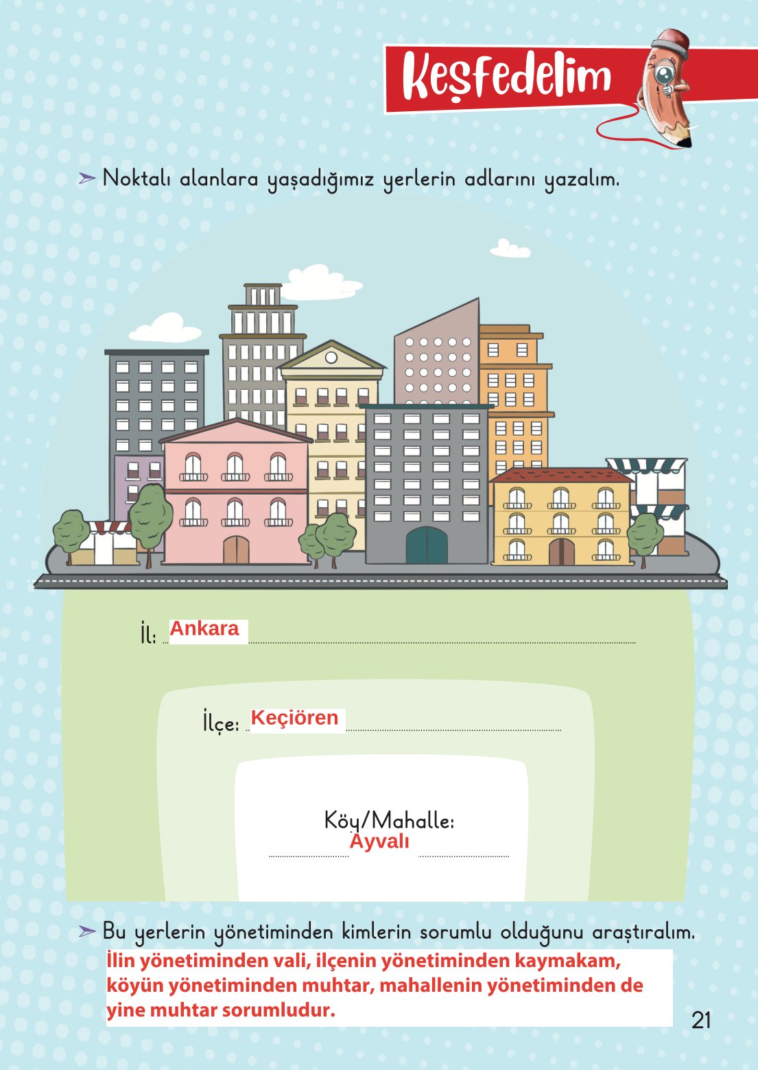 2. Sınıf Meb Yayınları Hayat Bilgisi 2. Kitap Ders Kitabı Sayfa 22 Cevapları