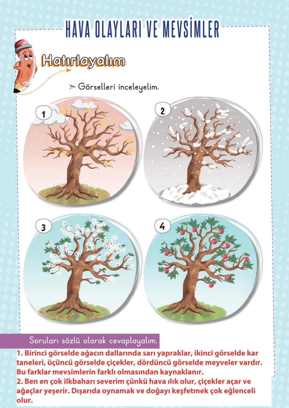 2. Sınıf Meb Yayınları Hayat Bilgisi 2. Kitap Ders Kitabı Sayfa 53 Cevapları