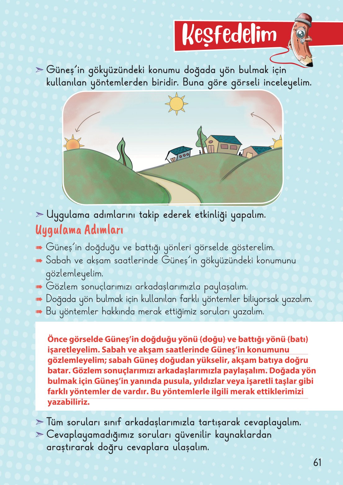 2. Sınıf Meb Yayınları Hayat Bilgisi 2. Kitap Ders Kitabı Sayfa 62 Cevapları