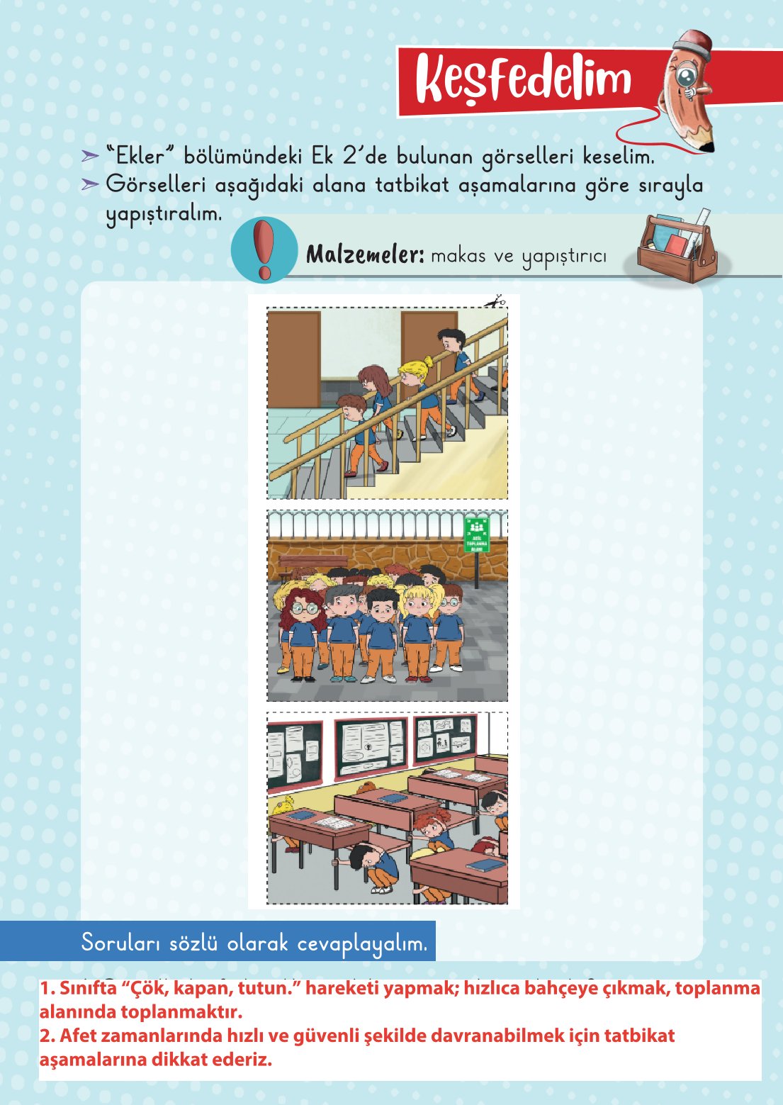 2. Sınıf Meb Yayınları Hayat Bilgisi 2. Kitap Ders Kitabı Sayfa 70 Cevapları