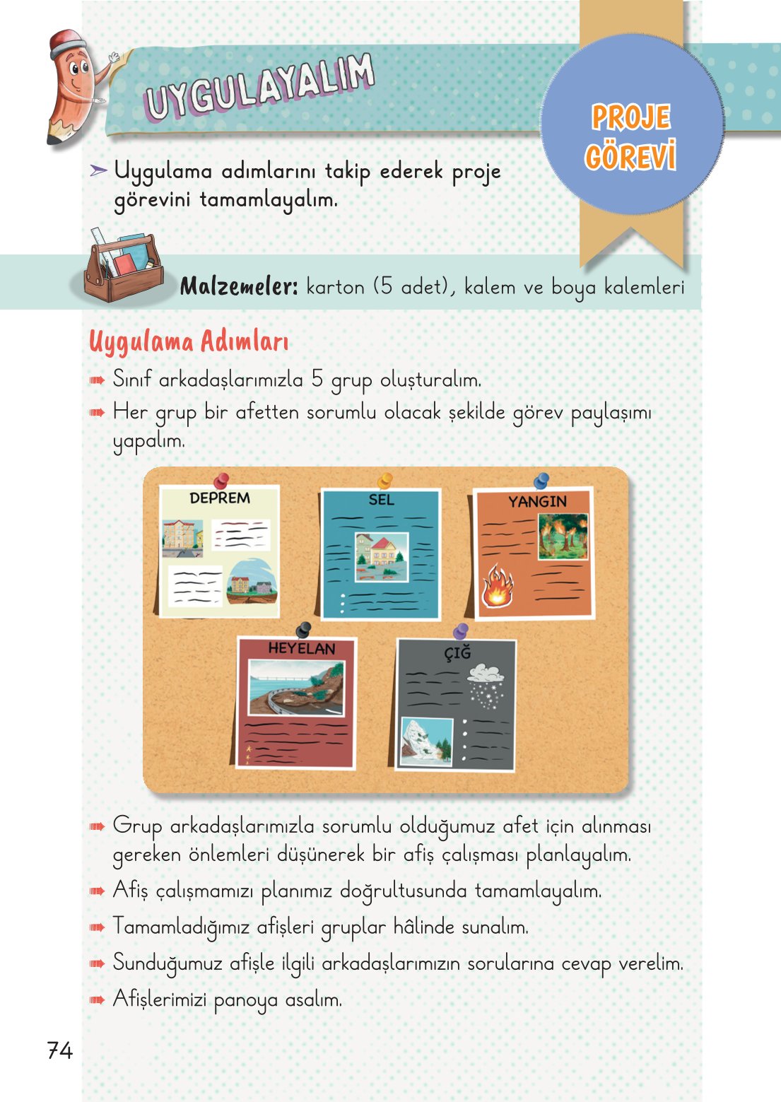 2. Sınıf Meb Yayınları Hayat Bilgisi 2. Kitap Ders Kitabı Sayfa 75 Cevapları