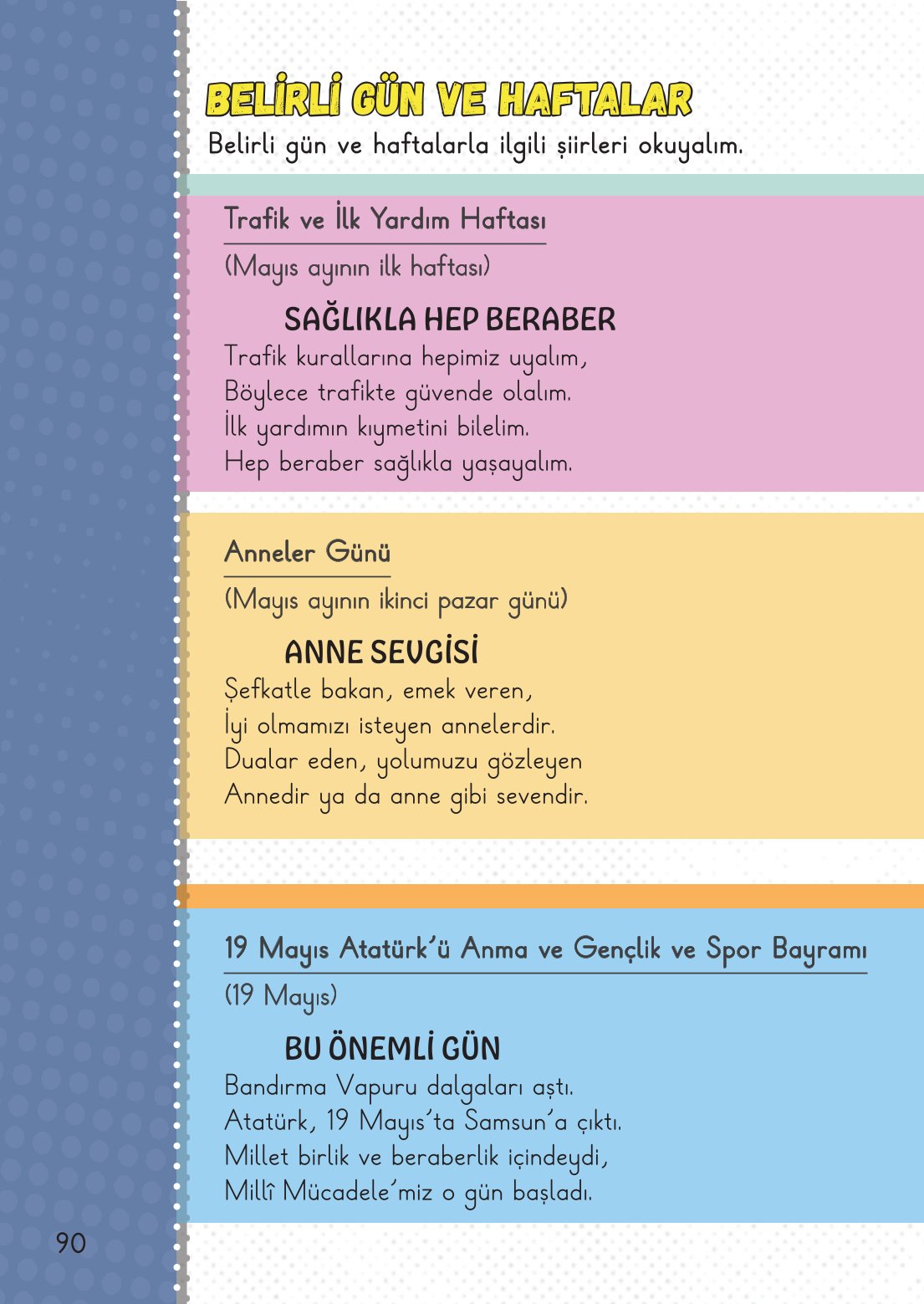 2. Sınıf Meb Yayınları Hayat Bilgisi 2. Kitap Ders Kitabı Sayfa 91 Cevapları