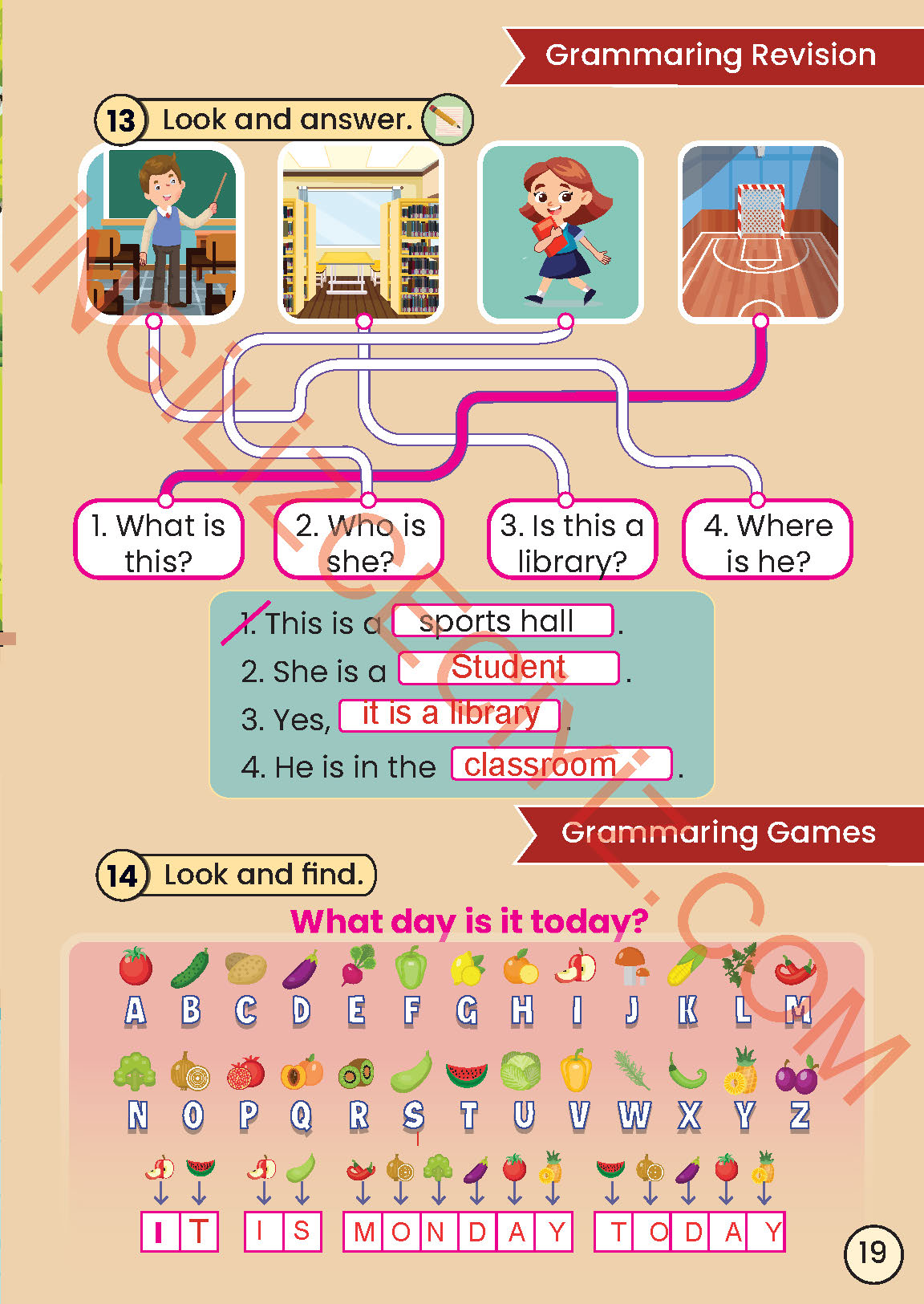 2. Sınıf Meb Yayınları İngilizce Ders Kitabı Sayfa 19 Cevapları