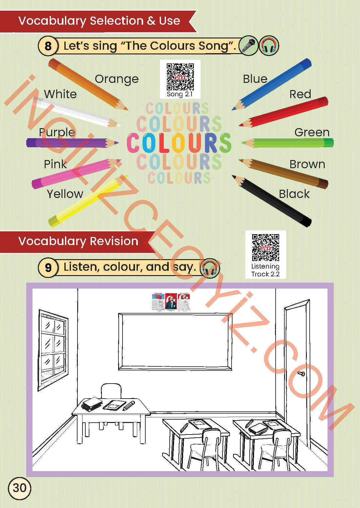2. Sınıf Meb Yayınları İngilizce Ders Kitabı Sayfa 30 Cevapları