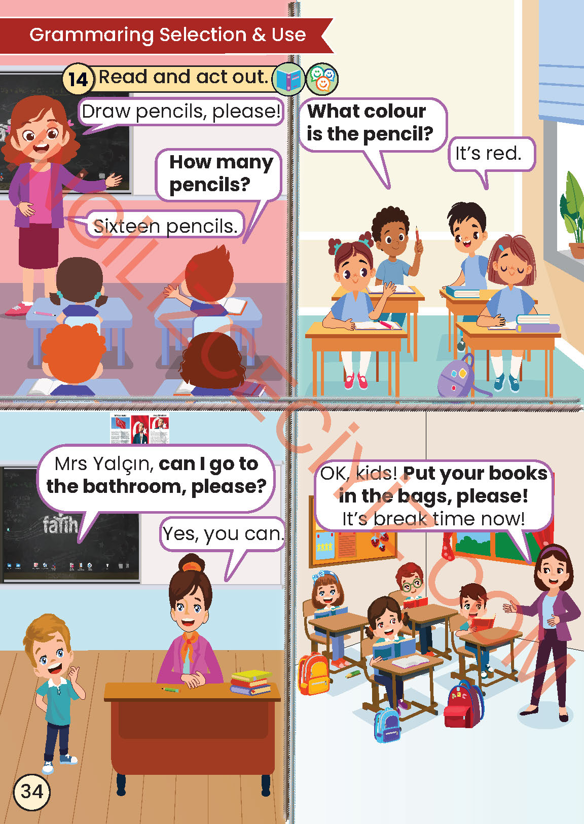 2. Sınıf Meb Yayınları İngilizce Ders Kitabı Sayfa 34 Cevapları