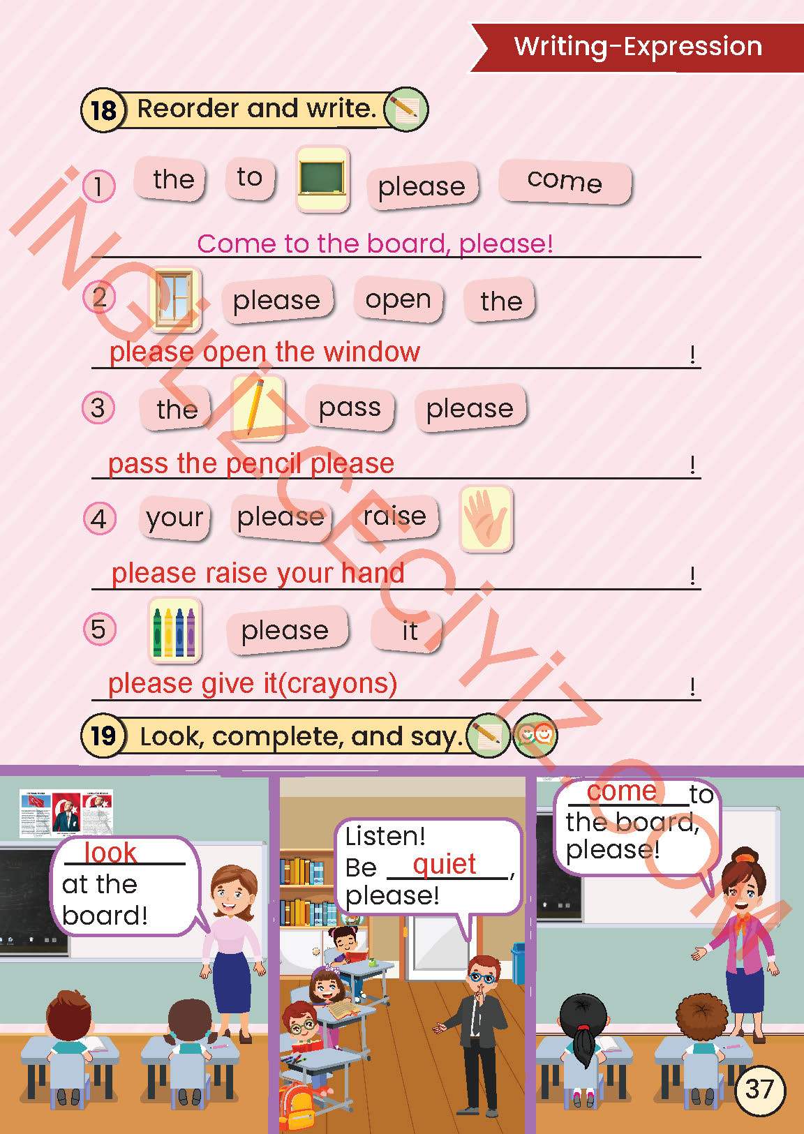 2. Sınıf Meb Yayınları İngilizce Ders Kitabı Sayfa 37 Cevapları