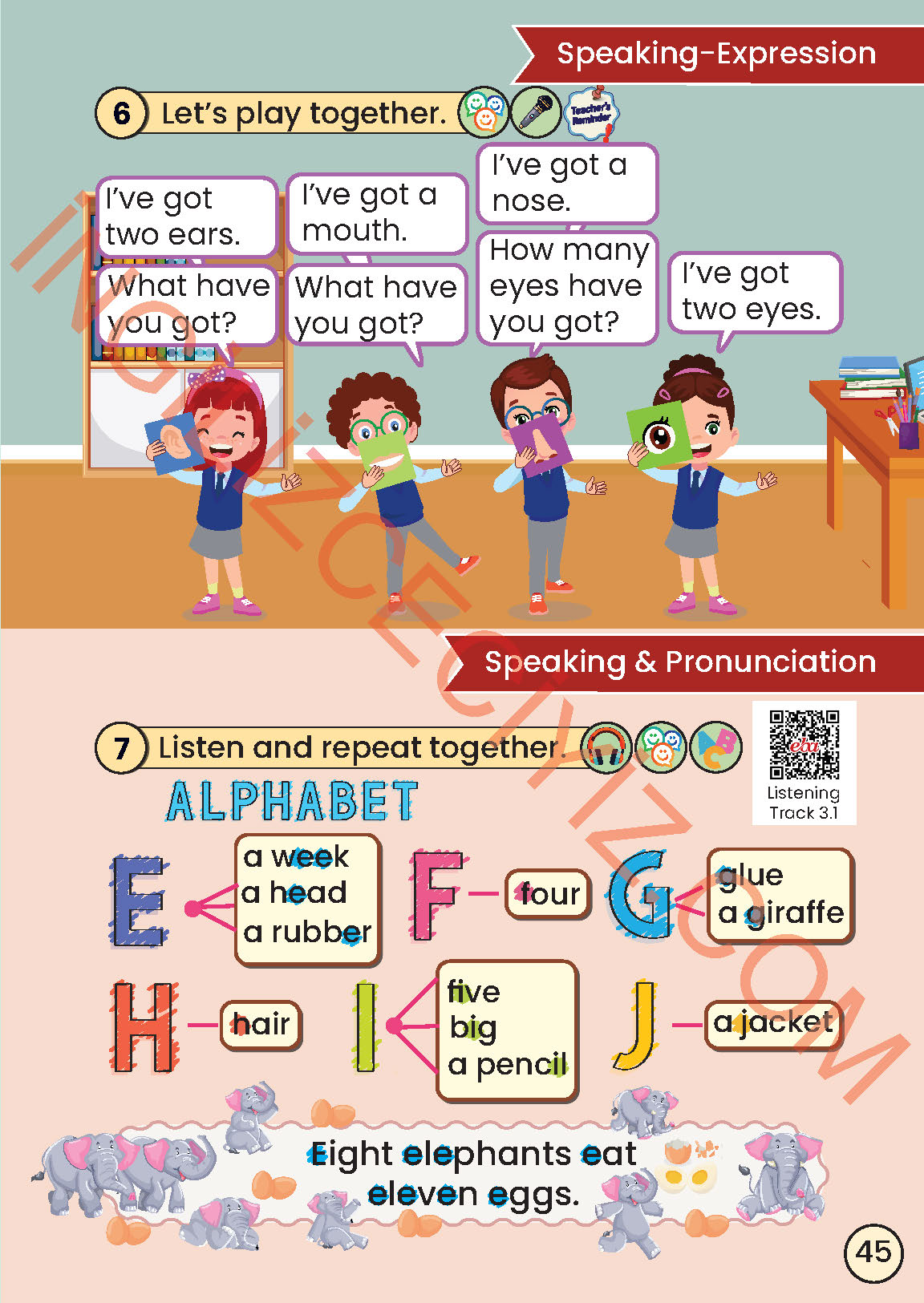 2. Sınıf Meb Yayınları İngilizce Ders Kitabı Sayfa 45 Cevapları