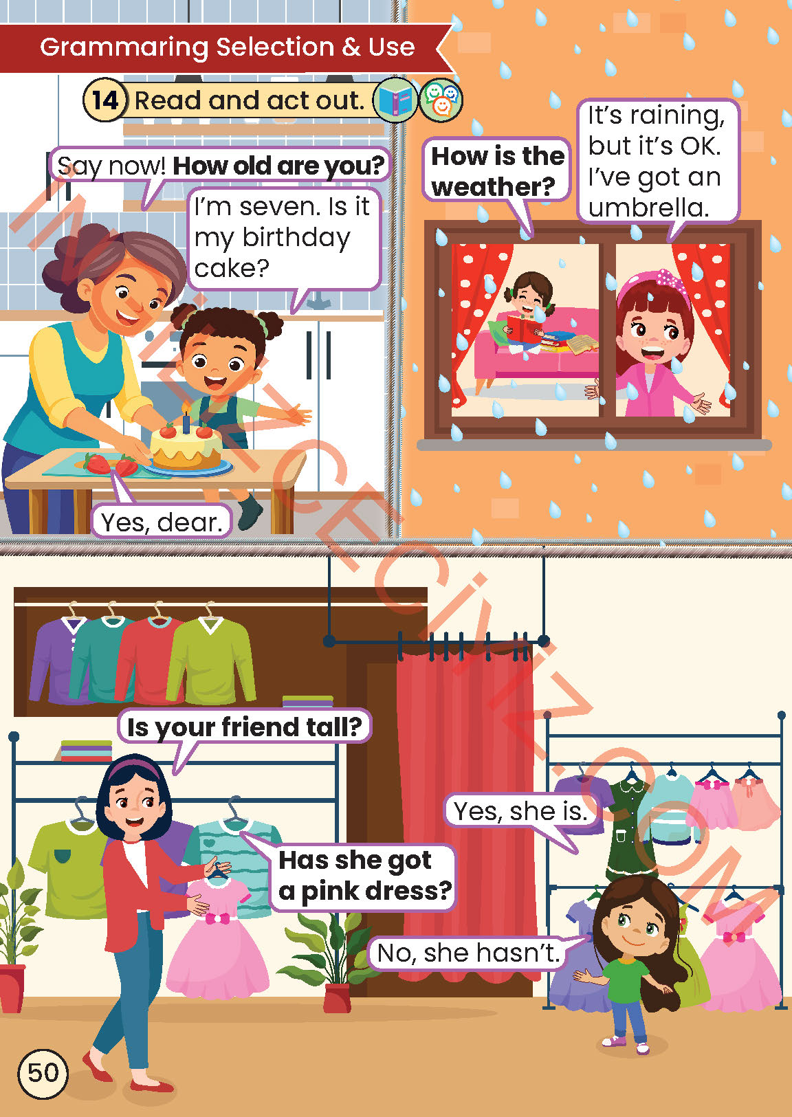 2. Sınıf Meb Yayınları İngilizce Ders Kitabı Sayfa 50 Cevapları