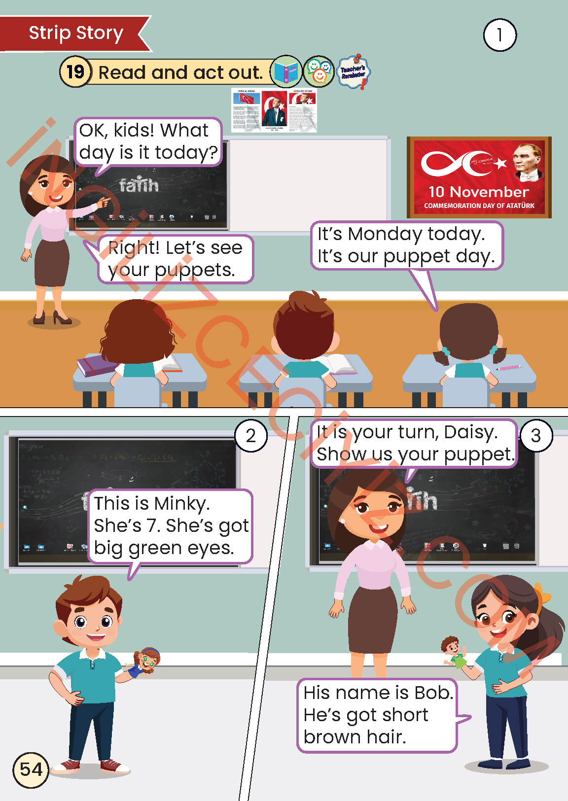 2. Sınıf Meb Yayınları İngilizce Ders Kitabı Sayfa 54 Cevapları