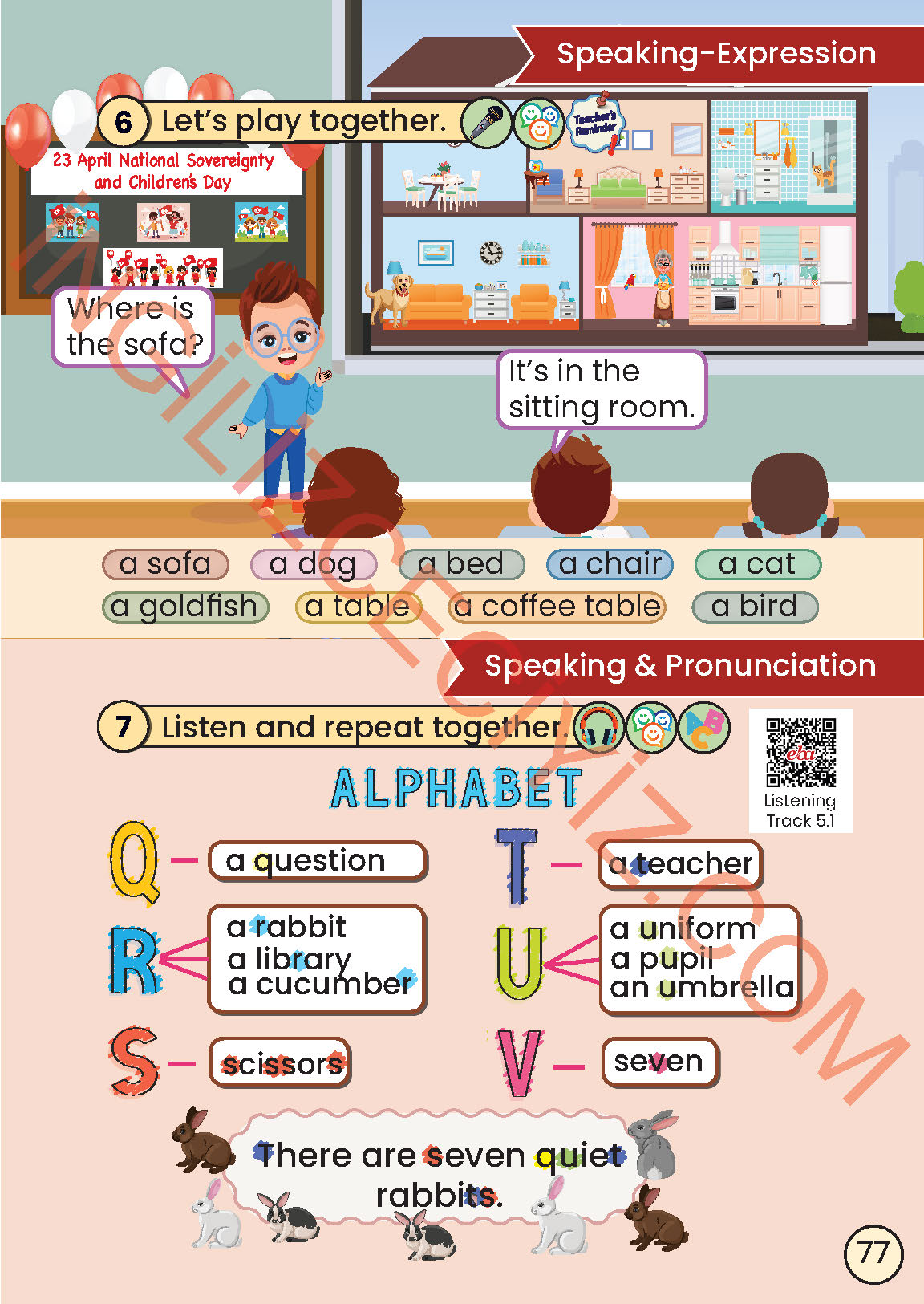 2. Sınıf Meb Yayınları İngilizce Ders Kitabı Sayfa 77 Cevapları